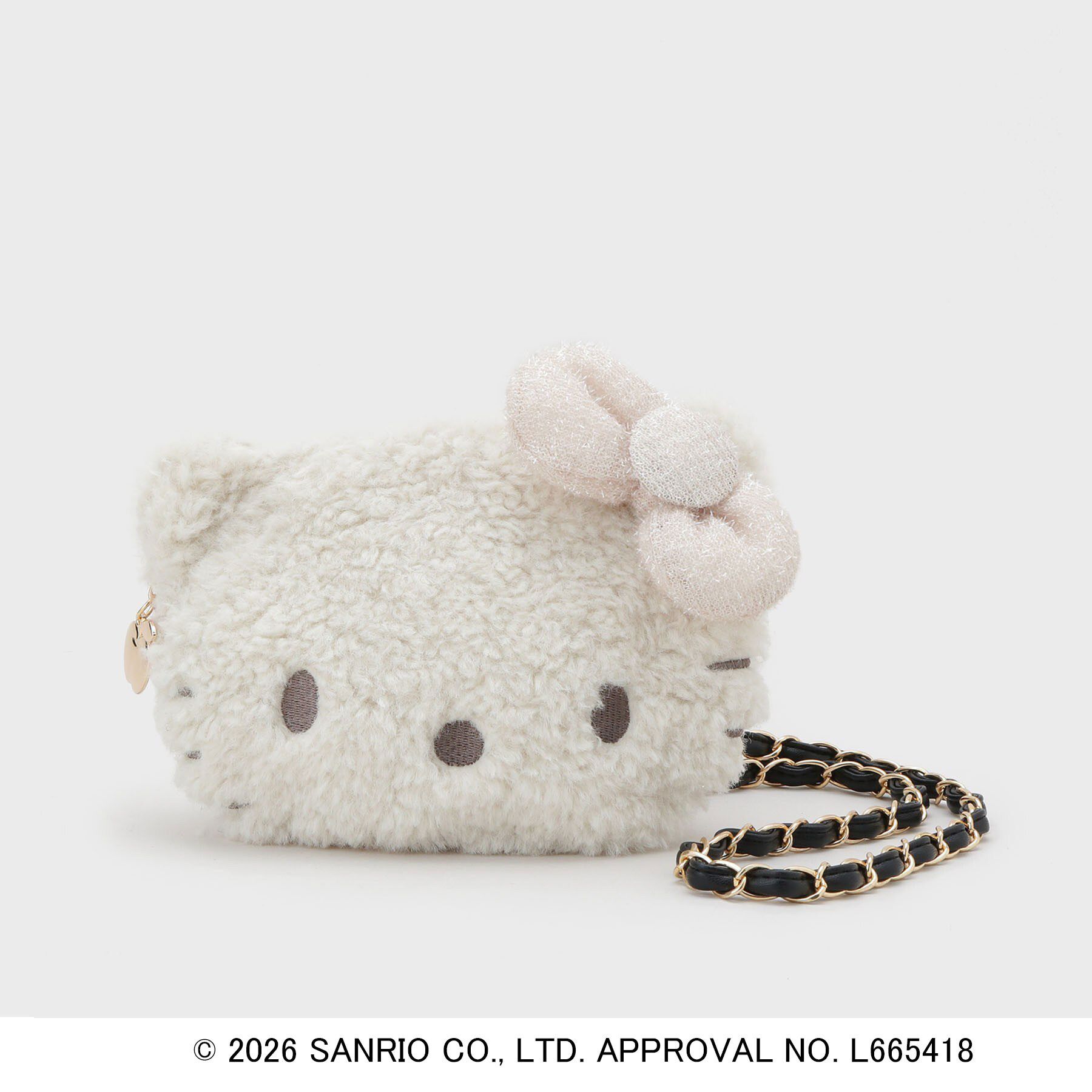 OPAQUE.CLIP「◆【ハローキティ】フェイス型2WAYキラふわミニショルダーバッグ」|ショルダー・メッセンジャー|アイボリー(104)