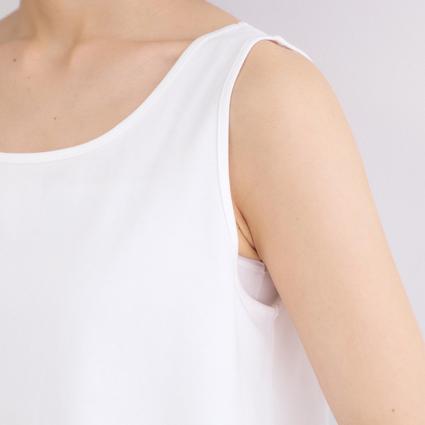 OPAQUE.CLIP「裾レースタンクトップ【洗濯機OK】」|キャミソール|