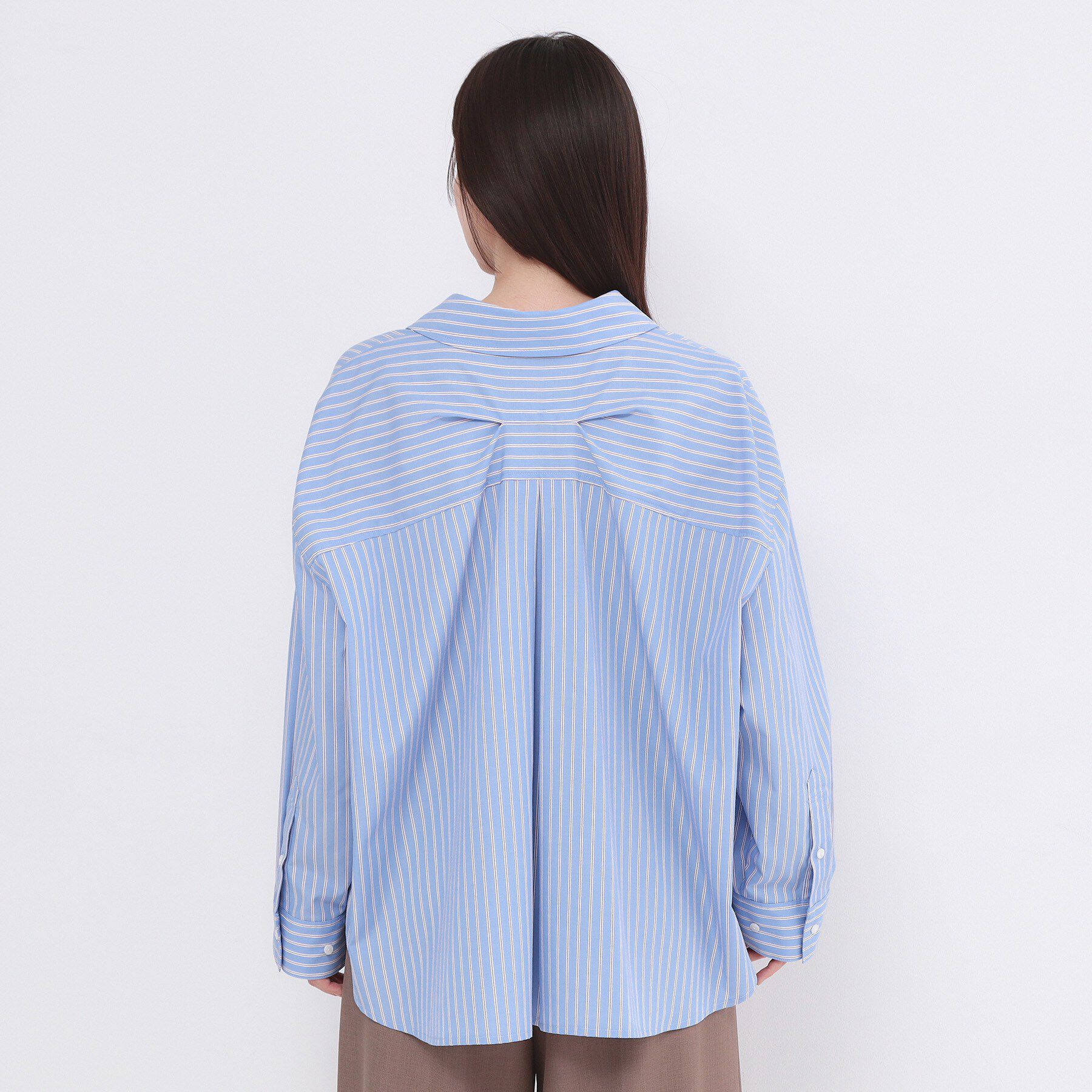 OPAQUE.CLIP「バックシャンスキッパーシャツ【洗濯機OK】」|シャツ・ブラウス|