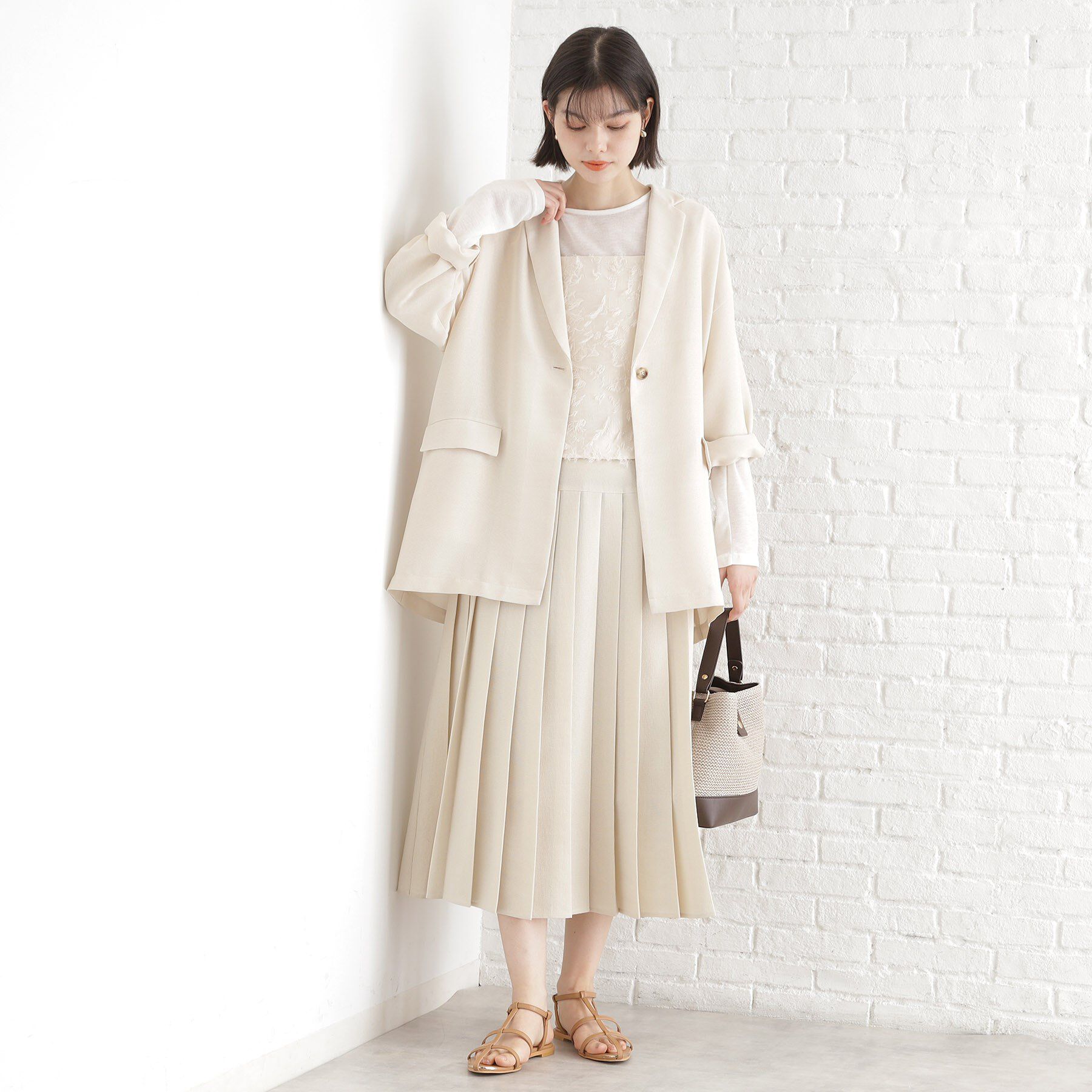 THE SHOP TK「パナマメッシュジャケット」|テーラードジャケット|