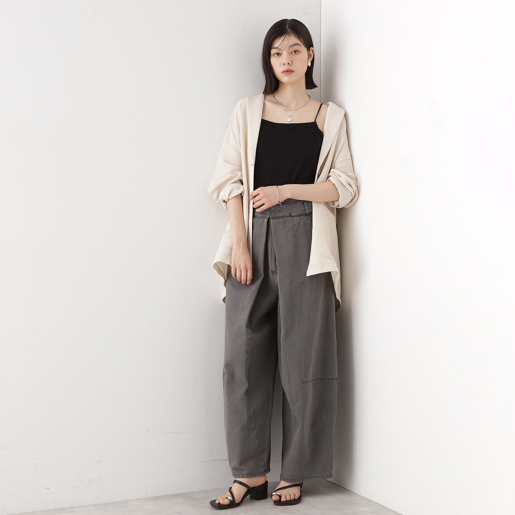 THE SHOP TK「カップ付きキャミ【洗える】」|キャミソール|