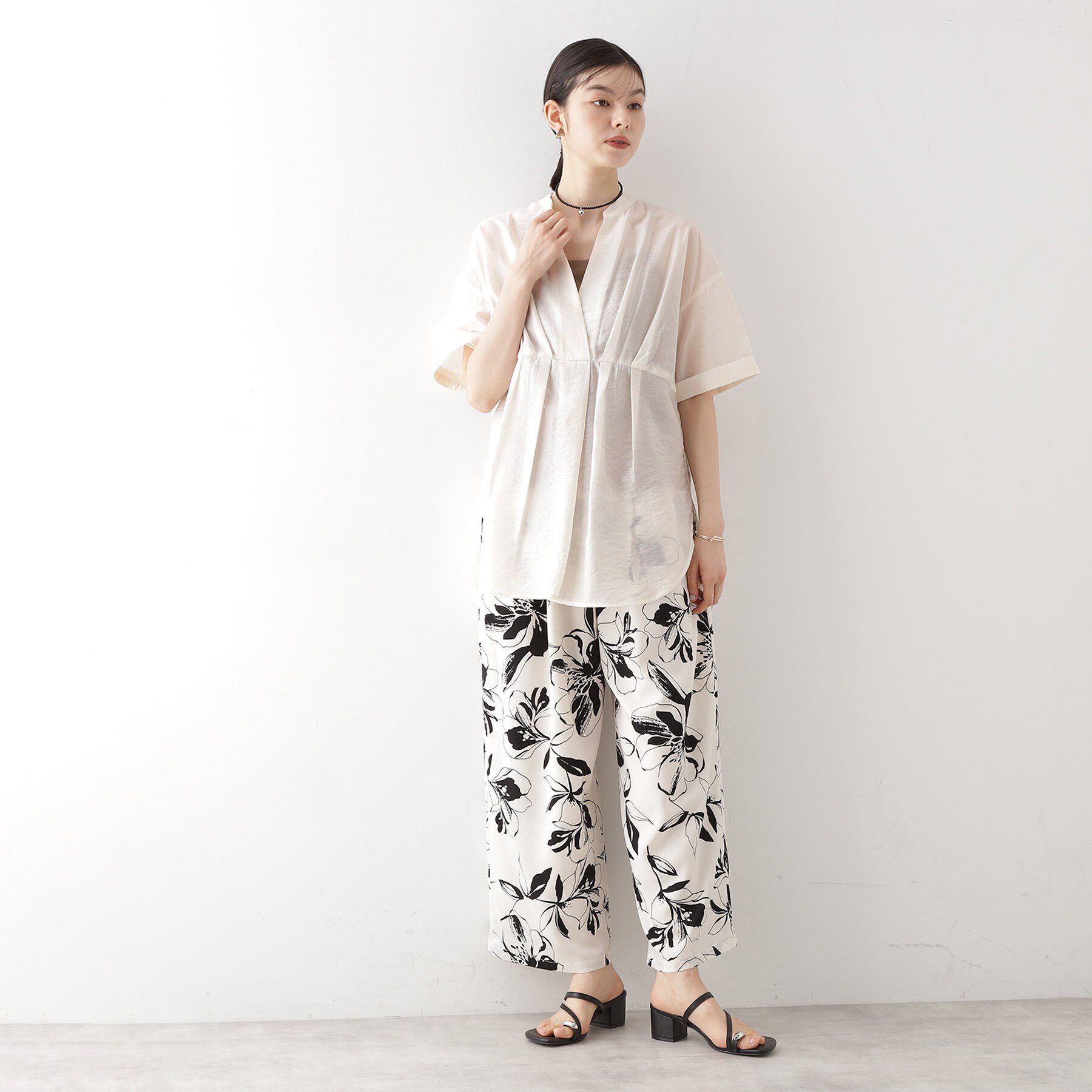 THE SHOP TK「ウエストタックチュニック【体型カバー/洗濯機OK】」|シャツ・ブラウス|