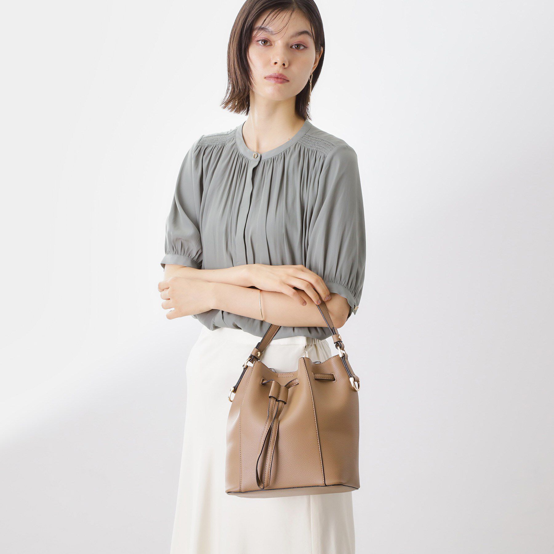 THE SHOP TK「巾着2WAYショルダーバッグ」|ショルダー・メッセンジャー|