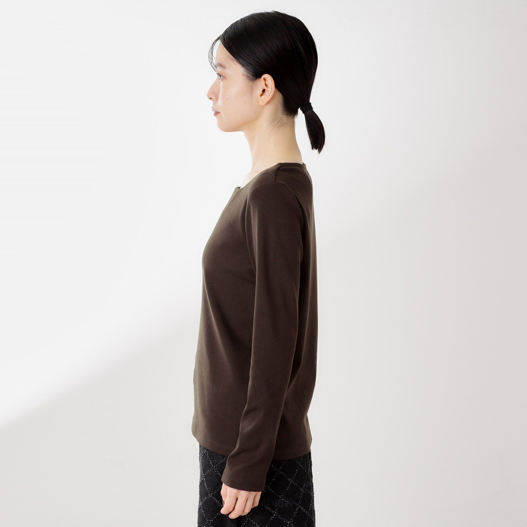 THE SHOP TK「スクエアネックカットソー【洗濯機OK】」|Tシャツ・カットソー|