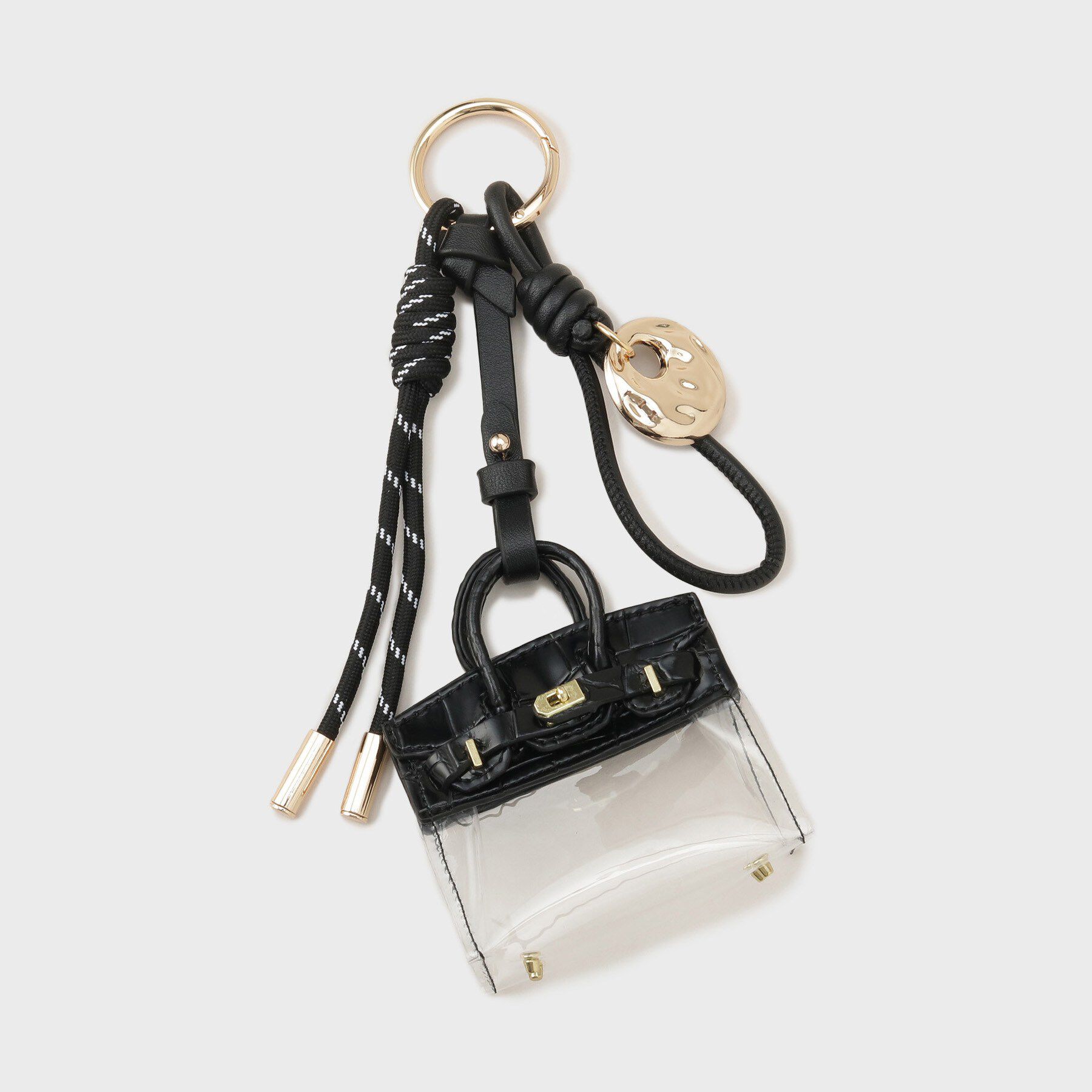 THE SHOP TK「MINIバッグチャーム」|キーケース|ブラック(119)