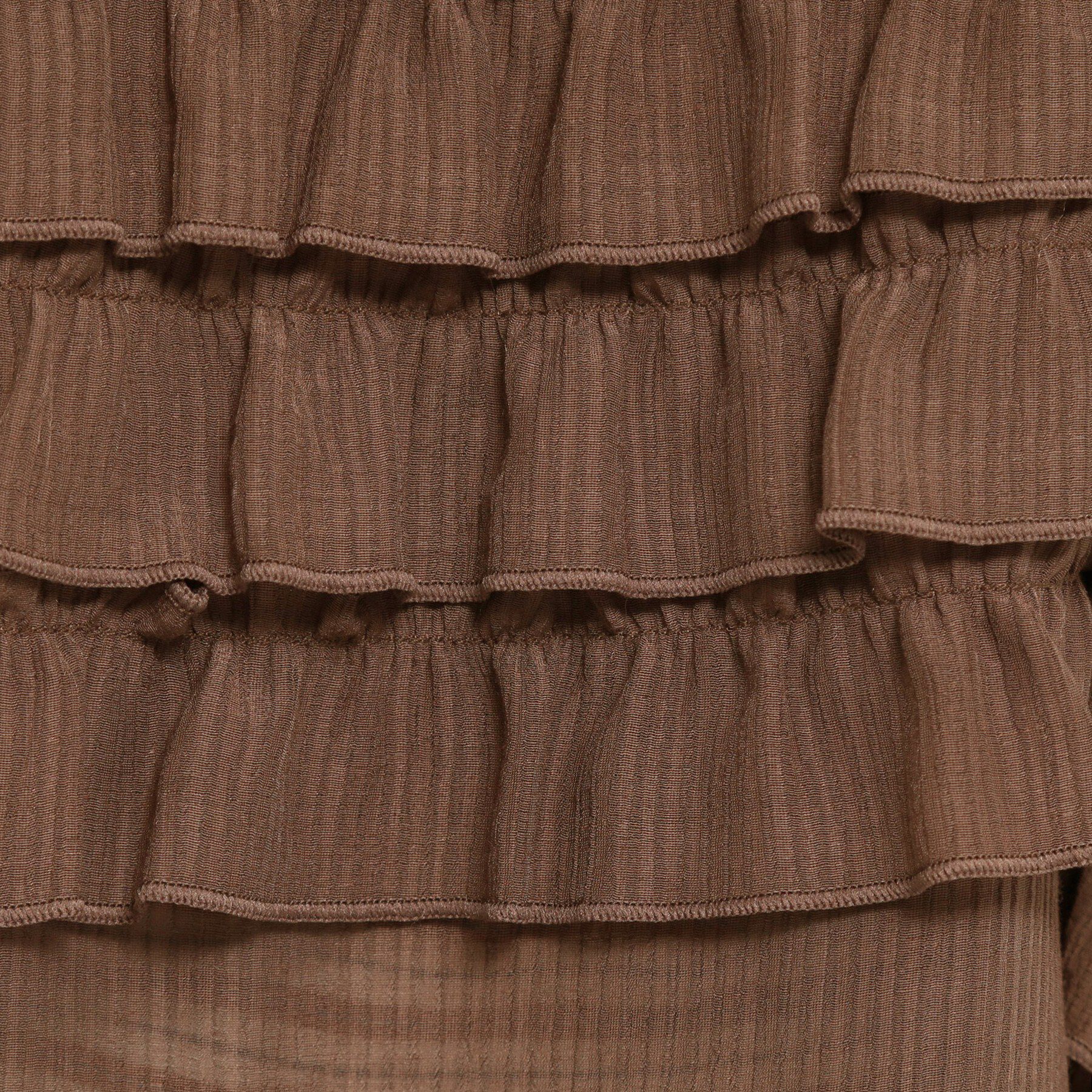 THE SHOP TK「ティアードフリル楊柳シャツ」|シャツ・ブラウス|