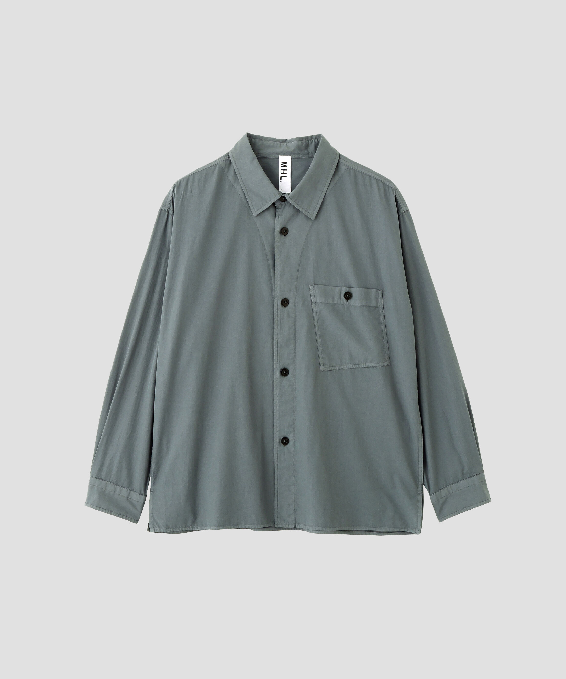 MHL.「GARMENT DYE COTTON SHIRTING SHIRT」|シャツ・ブラウス|
