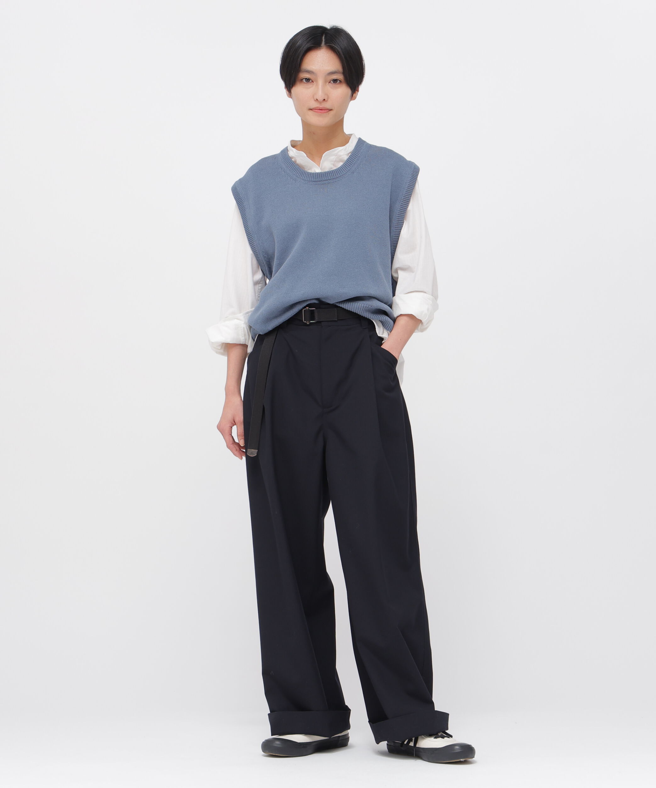 MHL.「UNIFORM WOOL POLYESTER TROUSERS」|その他|