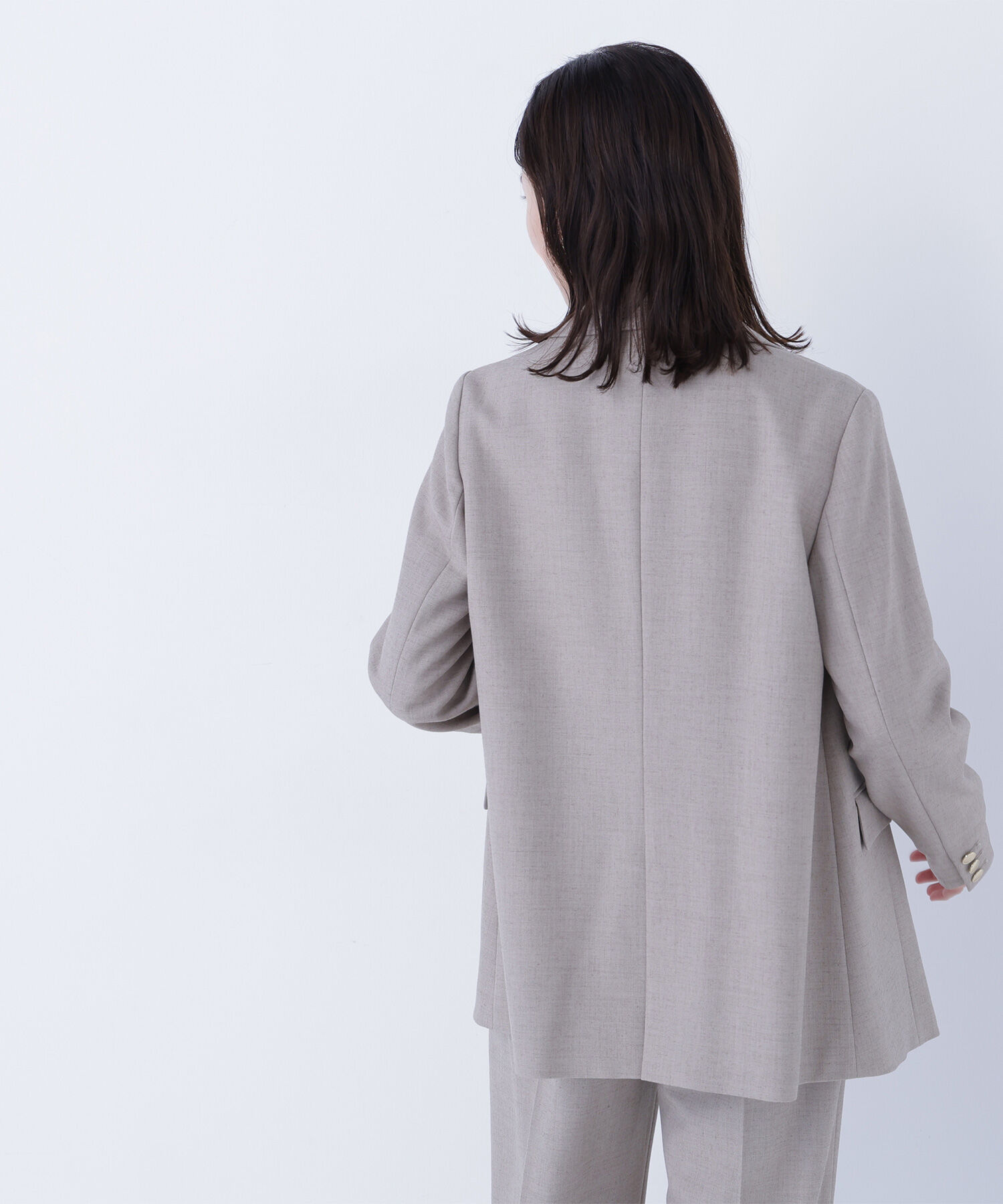  「ダブルブレスト  SETUP ボクシージャケット」|ブルゾン・スタジャン|