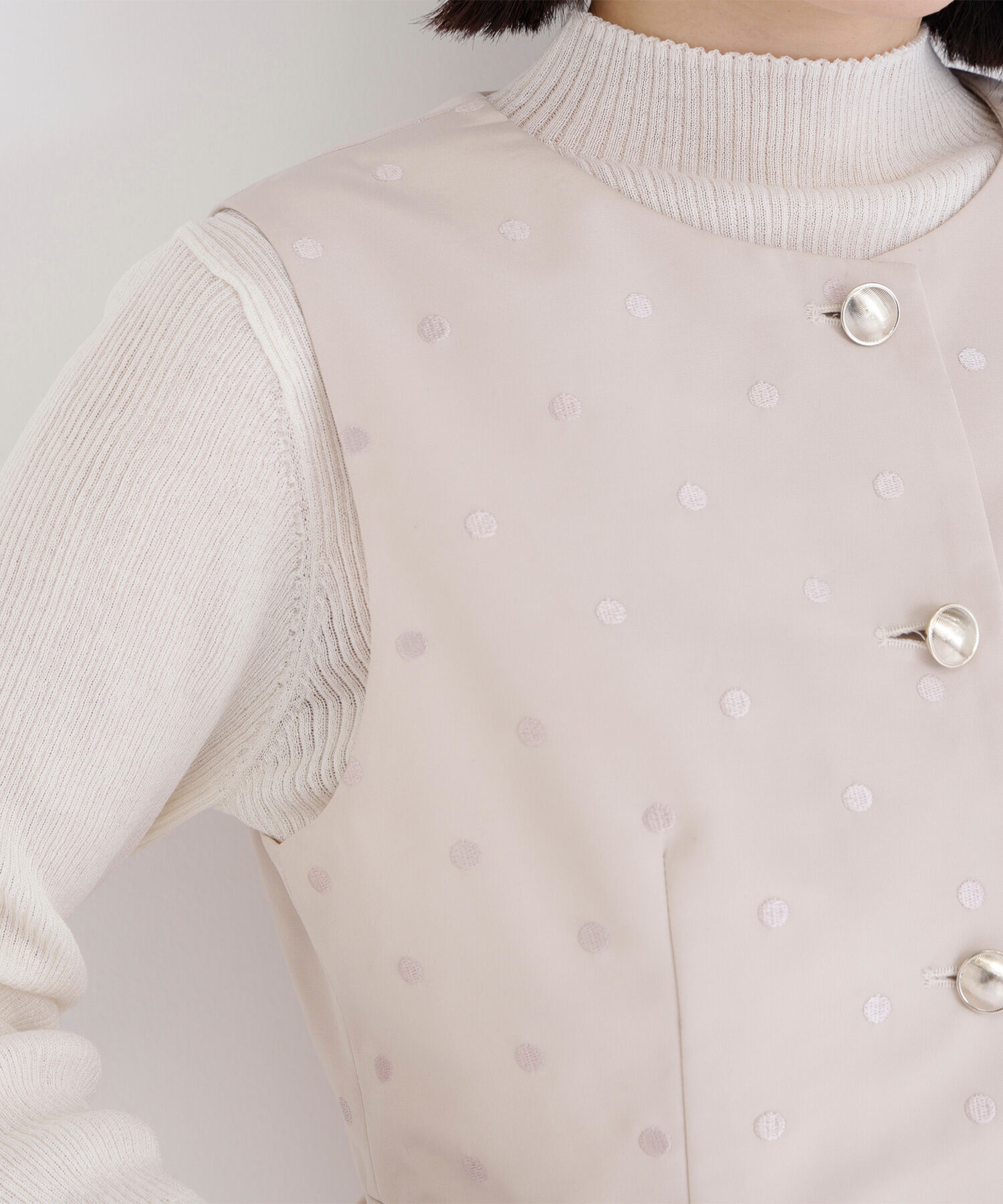  「ドットペプラムジレ」|ブルゾン・スタジャン|