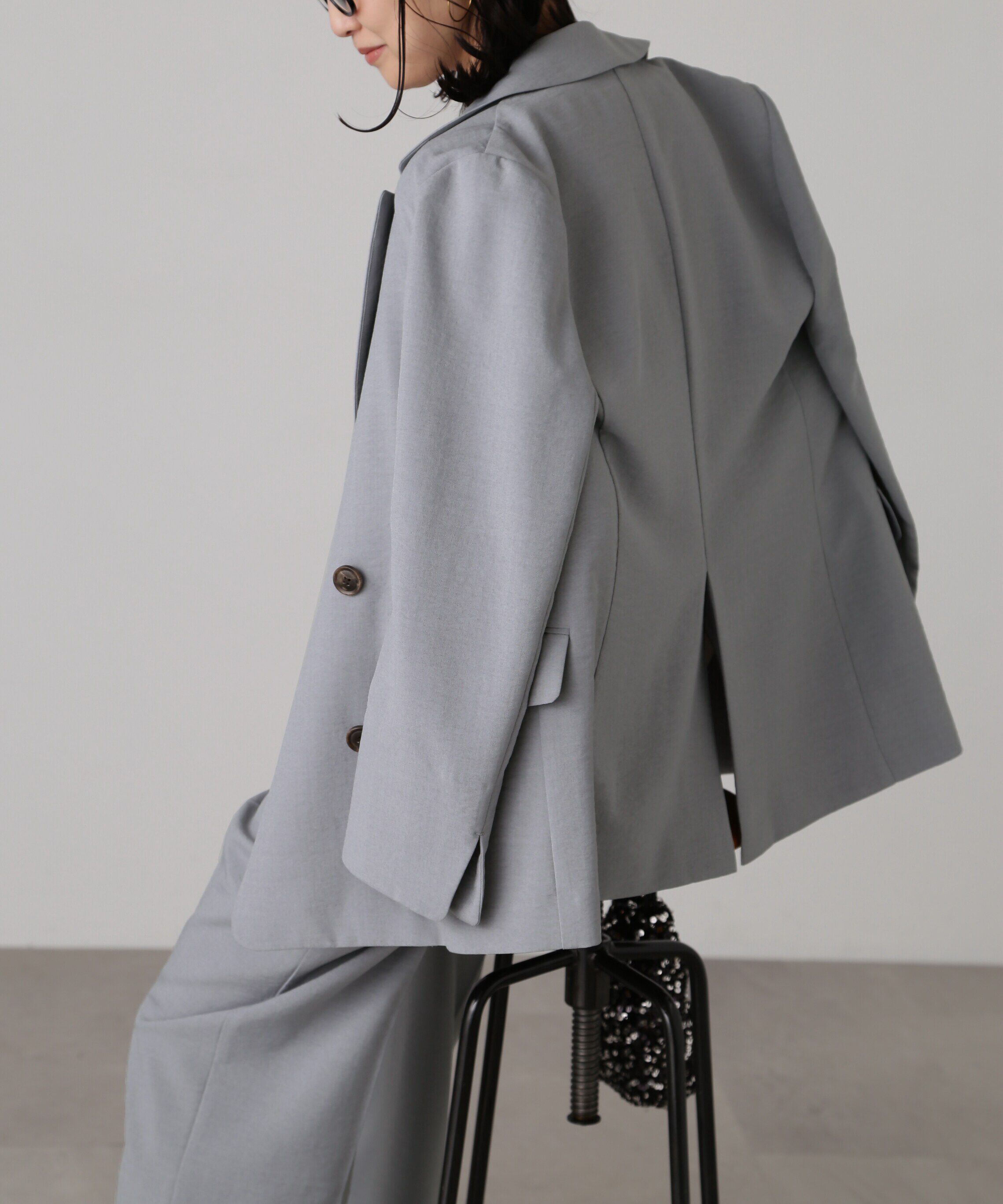  「[低身長サイズ/Sシリーズ]気流染めダブルジャケット」|その他|