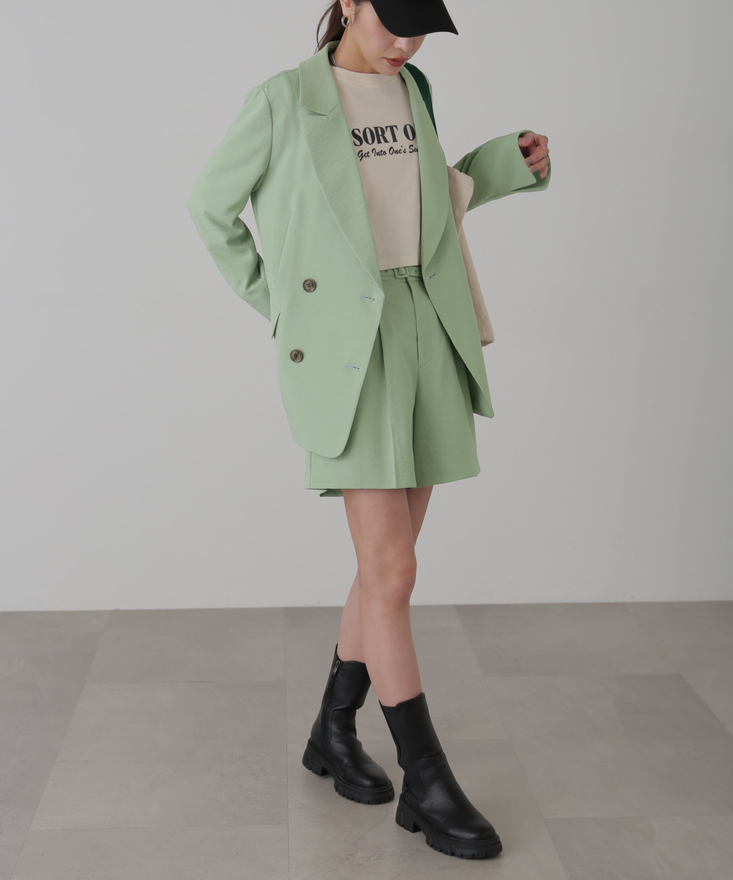  「[低身長サイズ/Sシリーズ]気流染めダブルジャケット」|その他|