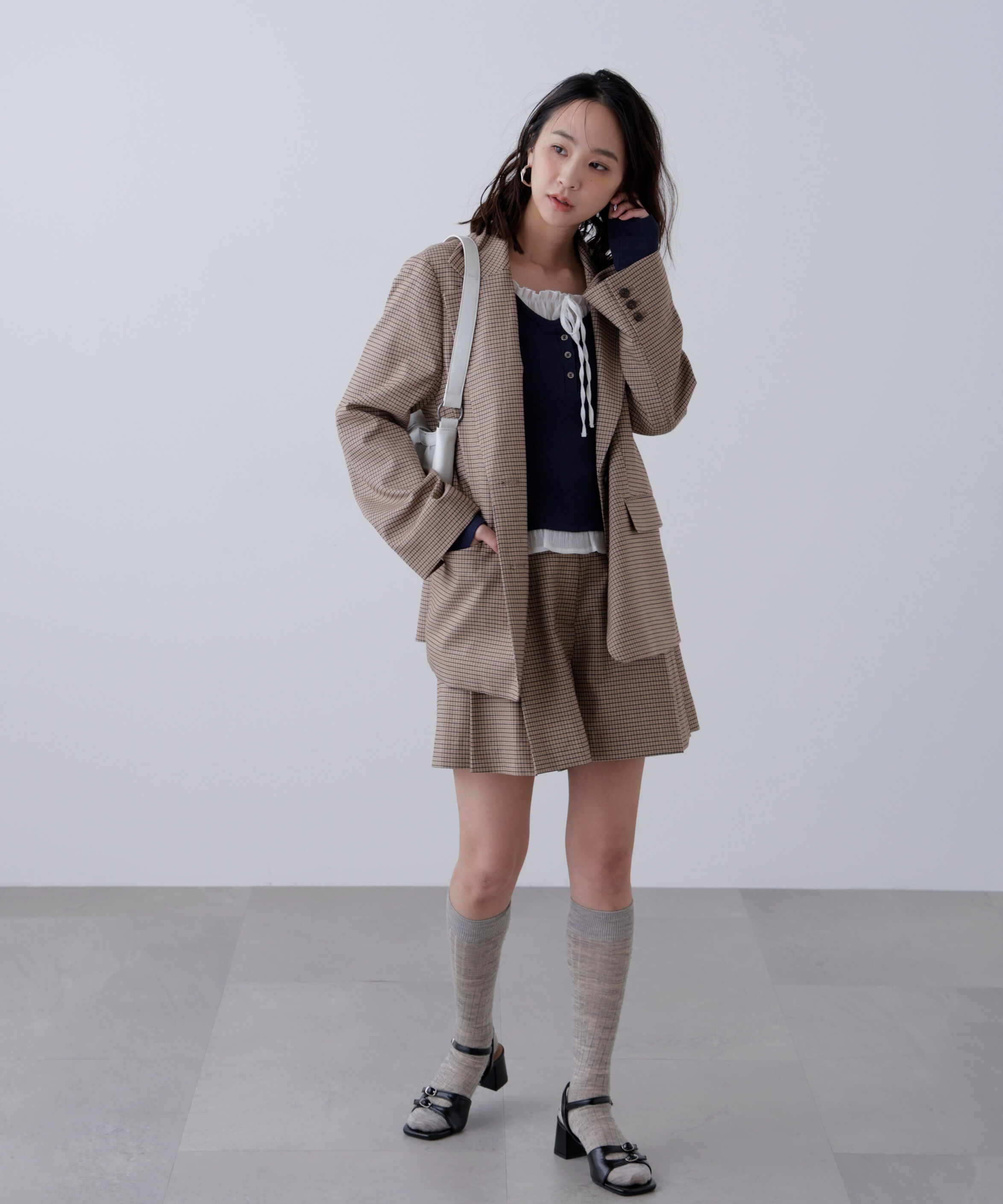  「〈セットアップ対応〉オーバーサイズシングルジャケット」|その他|