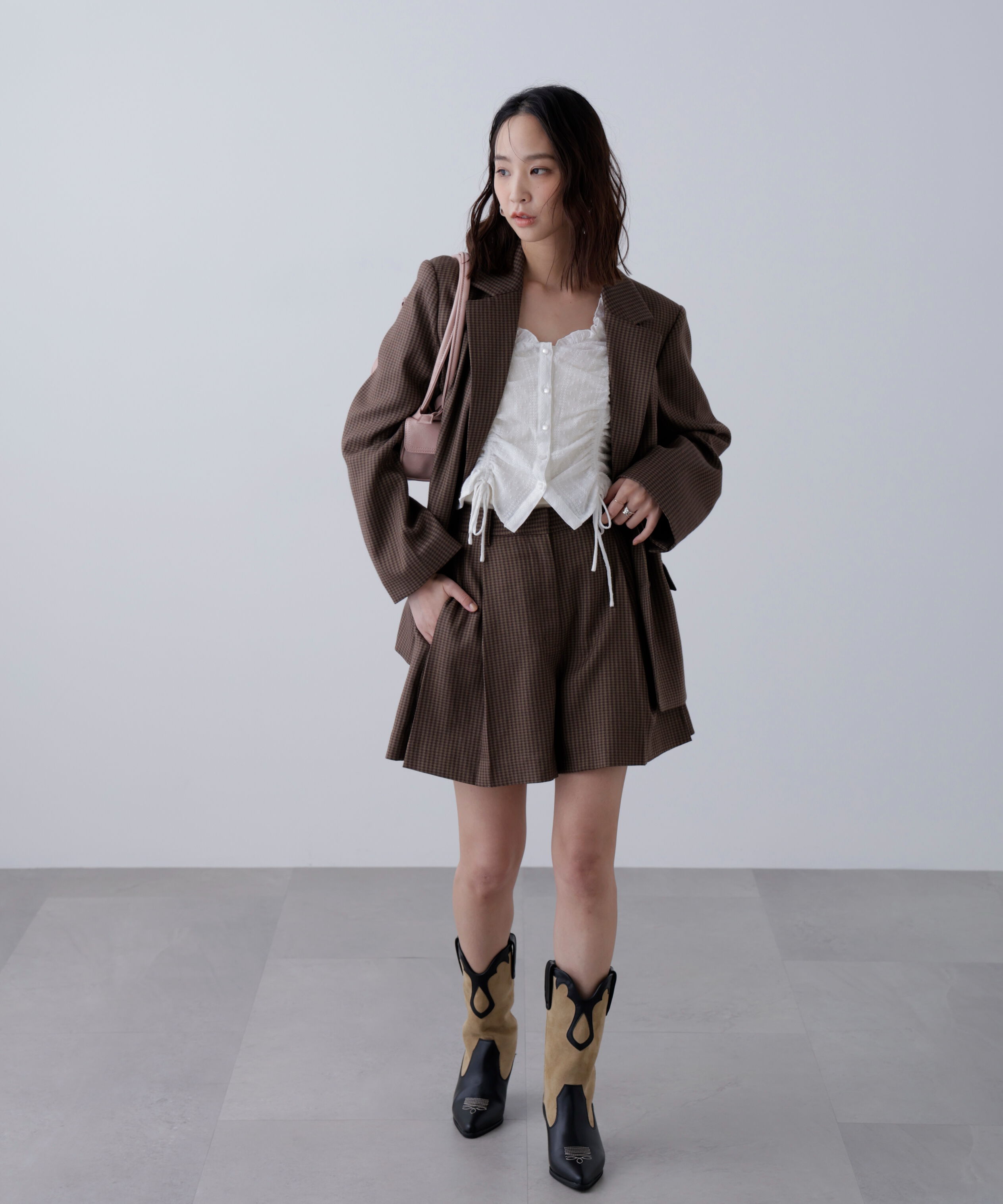  「〈セットアップ対応〉オーバーサイズシングルジャケット」|その他|