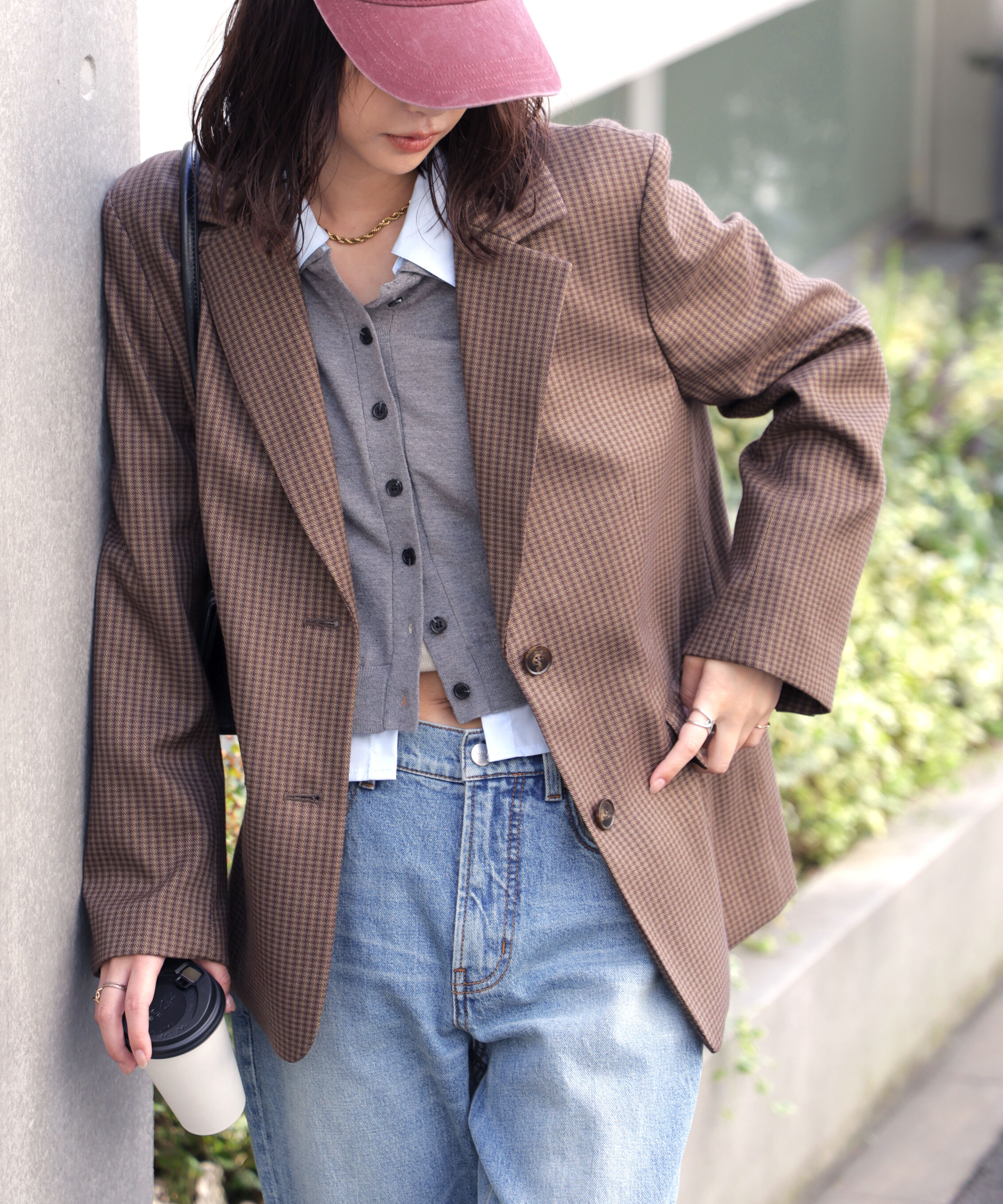  「〈セットアップ対応〉オーバーサイズシングルジャケット」|その他|