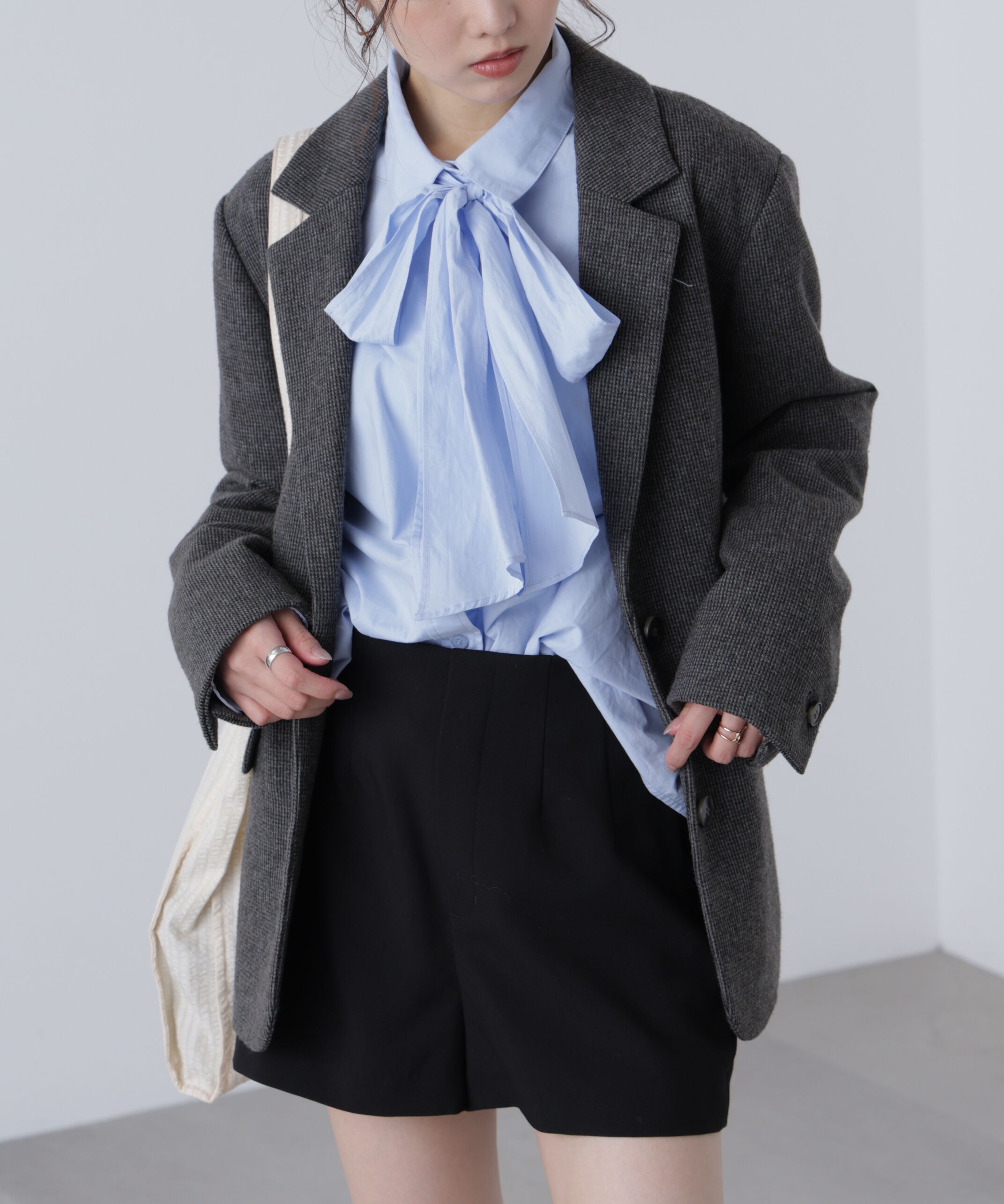  「ウール混オーバーサイズジャケット」|その他|