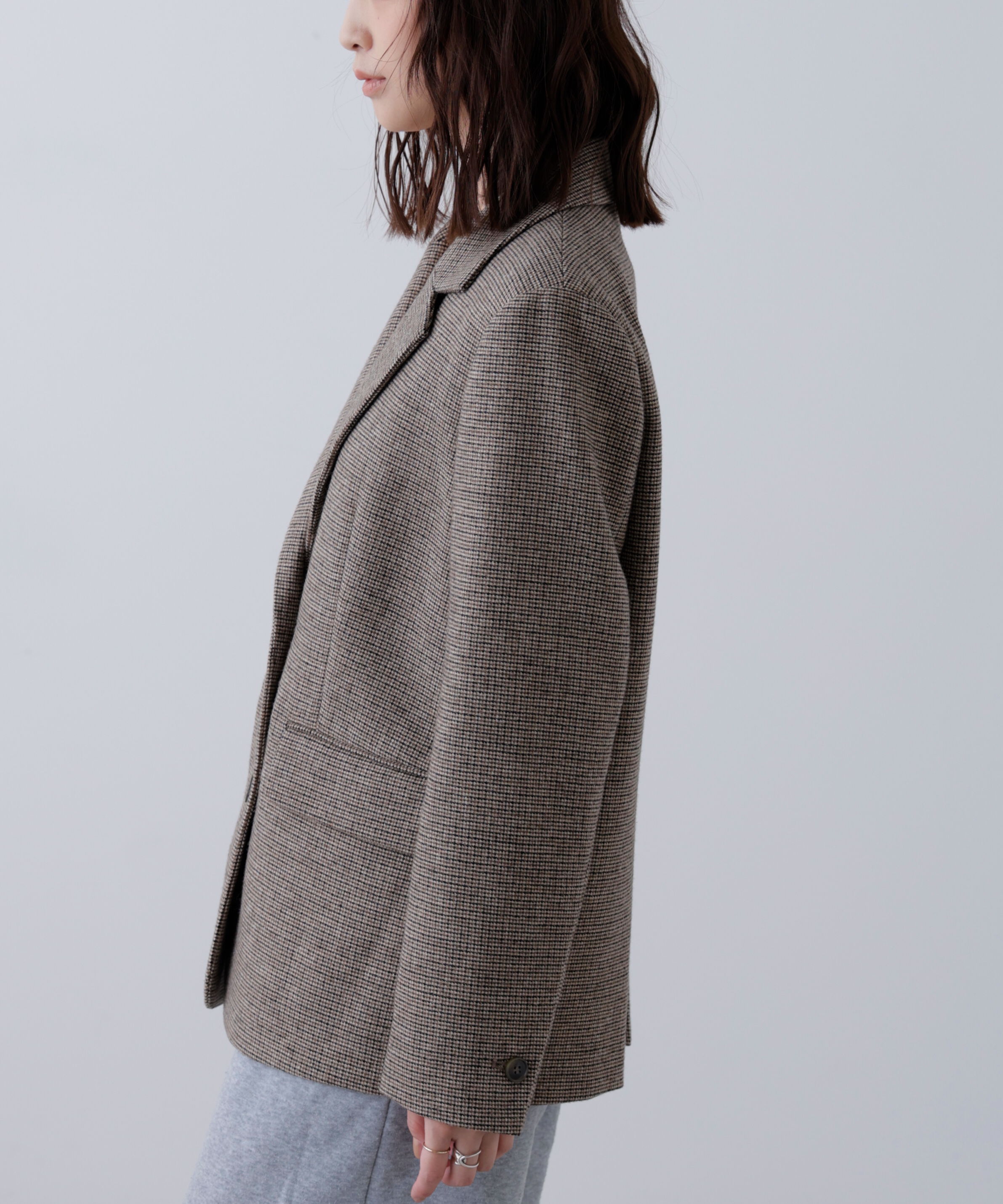  「ウール混オーバーサイズジャケット」|その他|