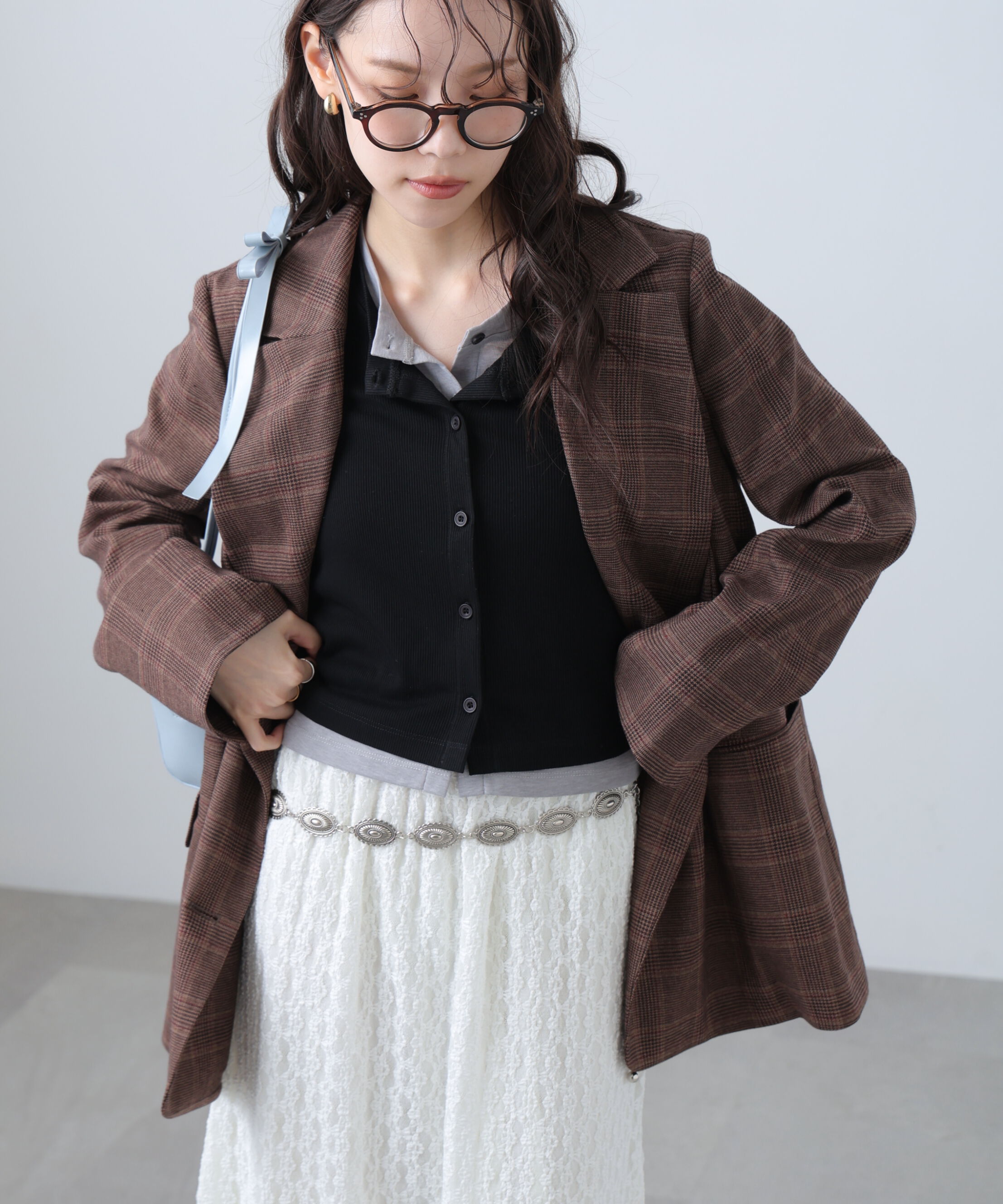  「麻調合繊ダブルブレストジャケット」|その他|