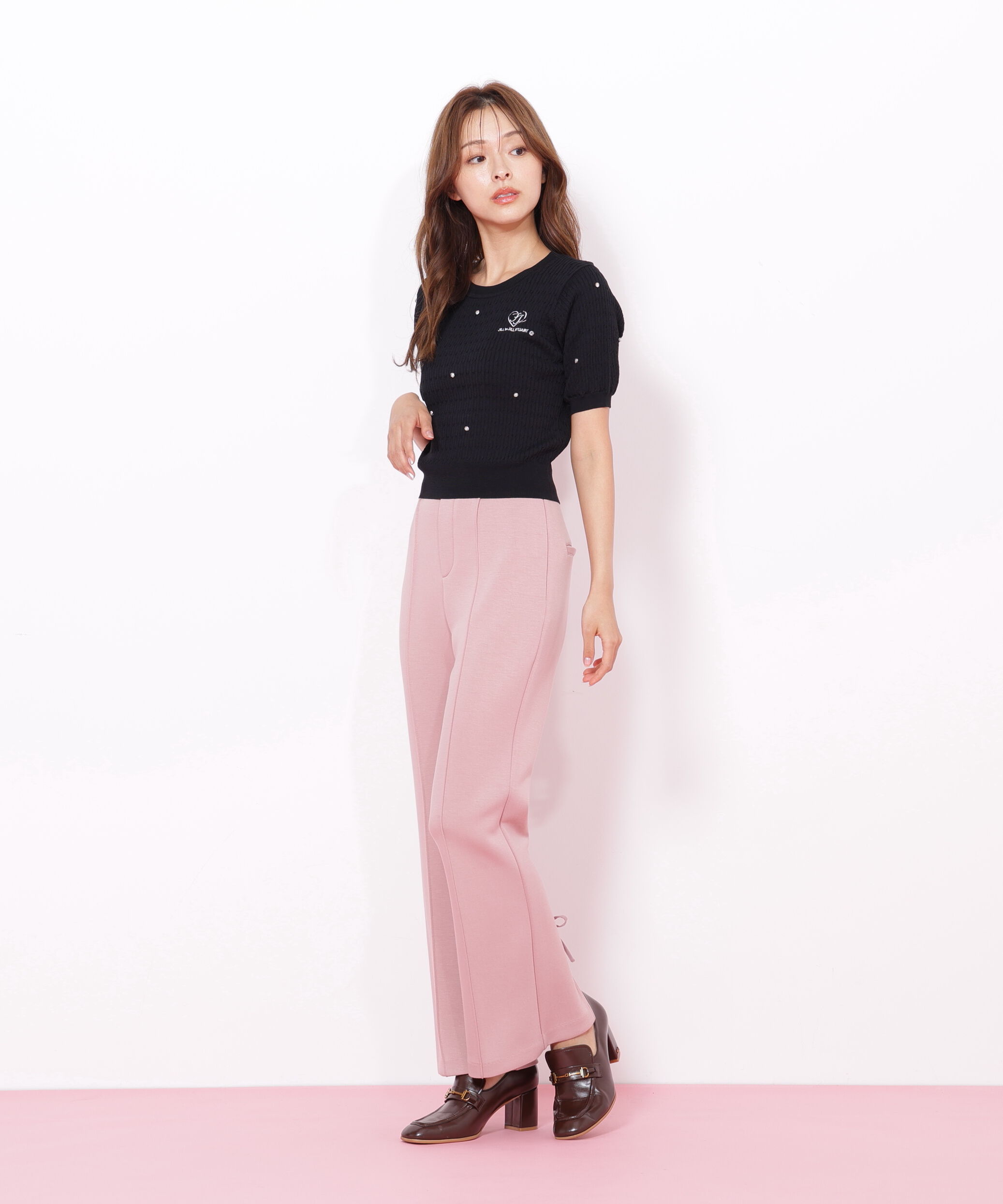  「バックリボンフレアパンツ」|その他|