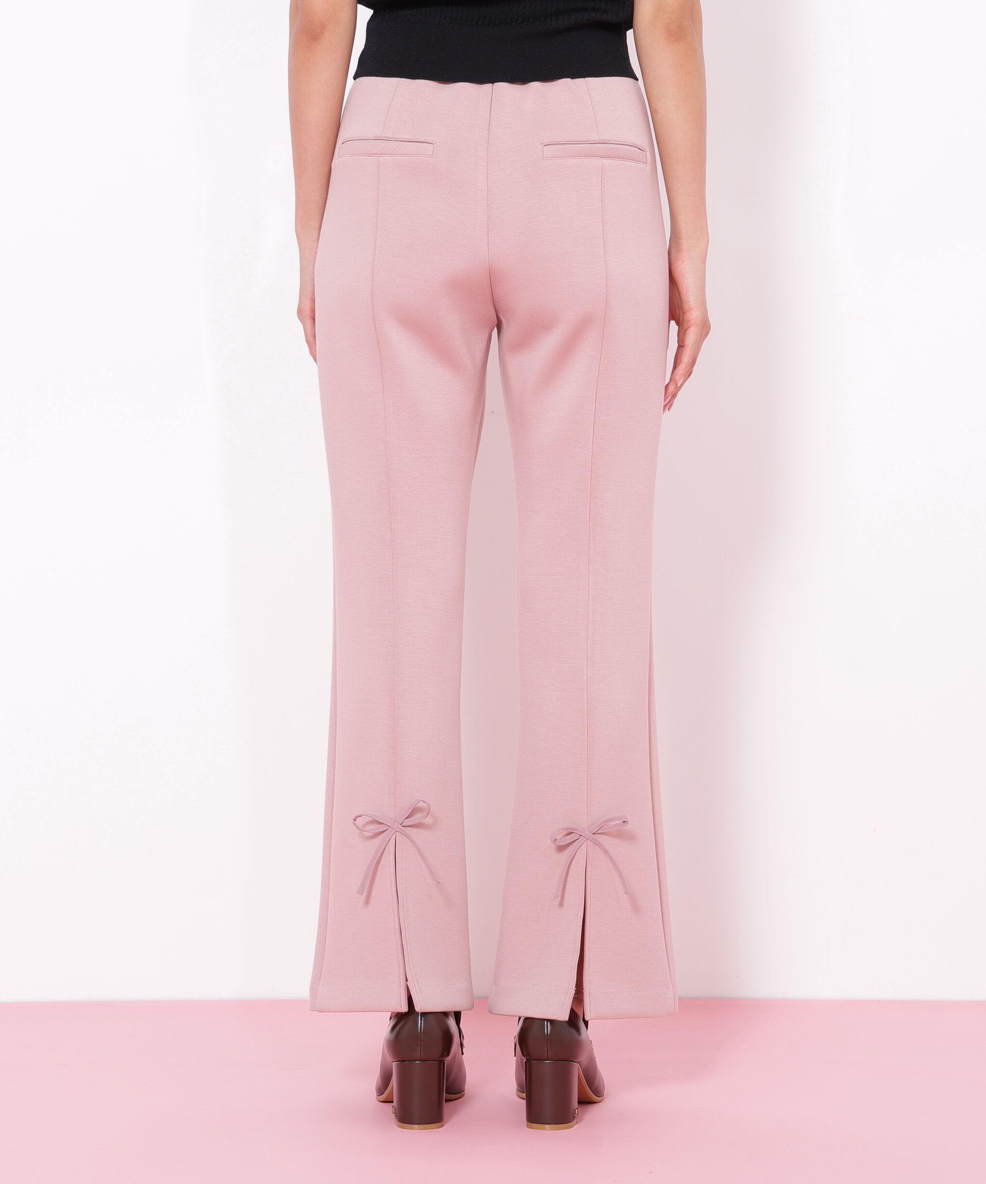  「バックリボンフレアパンツ」|その他|