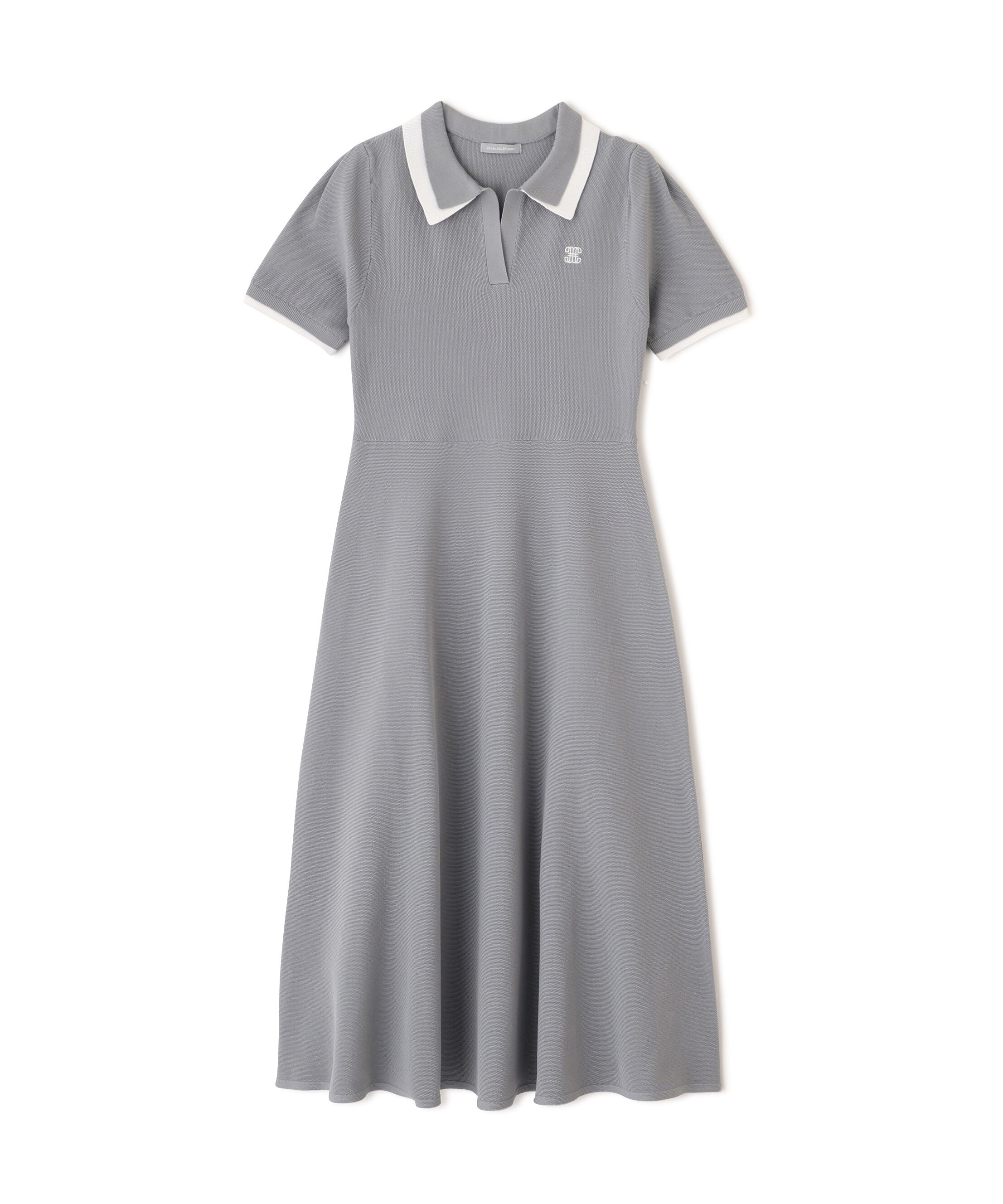  「ダブル襟半袖ポロシャツワンピース」|ワンピース|