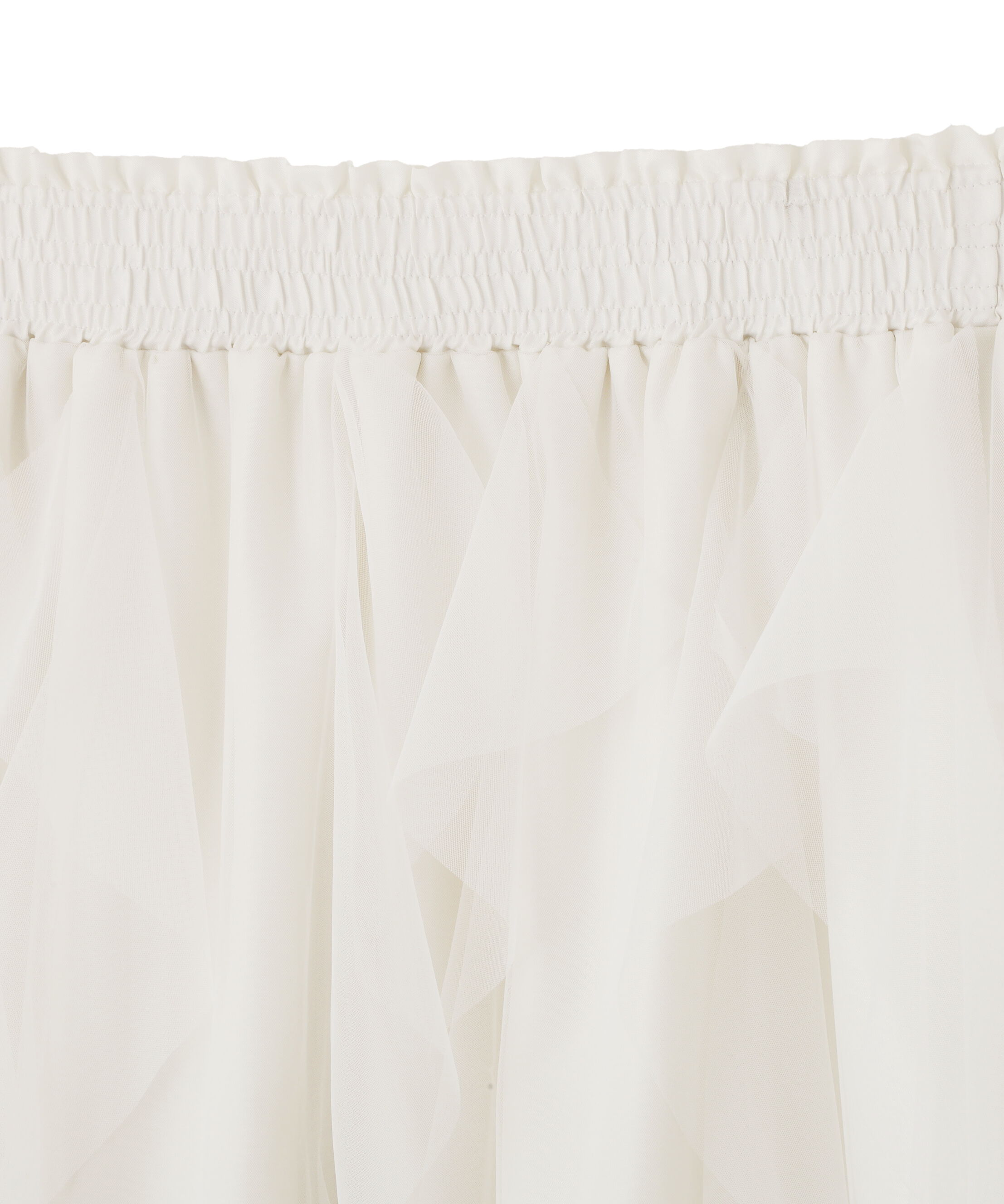  「縦ラッフルシアースカート」|スカート|