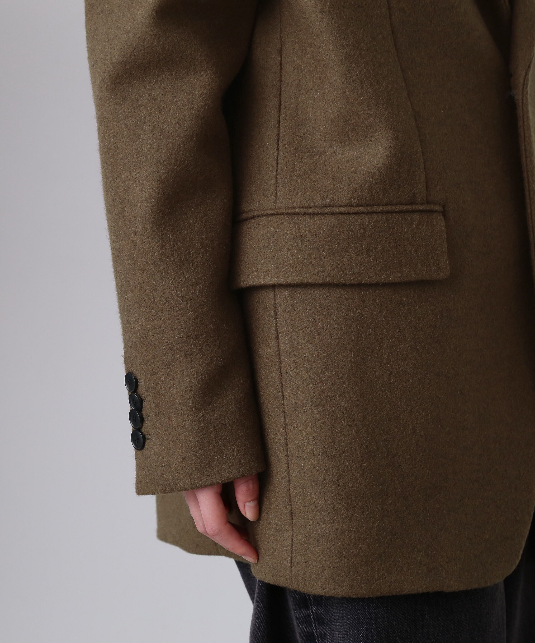 YLEVE 「YLEVE / NON MULESING WOOL OVERDYE MELTON JACKET」|その他|