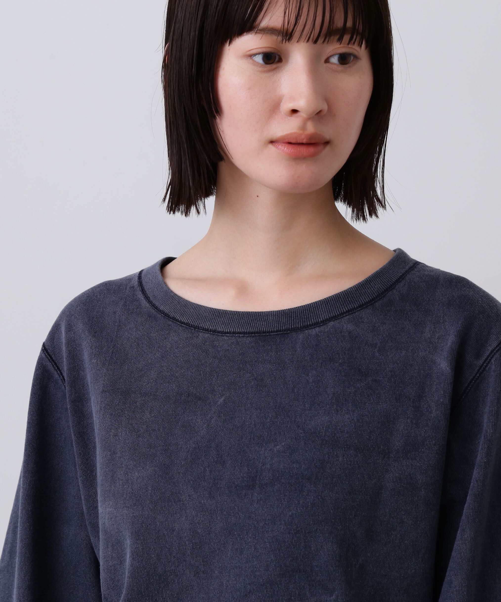 YLEVE 「YLEVE / OPEN END COTTON PIGMENT DYE LONG SLEEVE T‐SHIRT」|Tシャツ・カットソー|