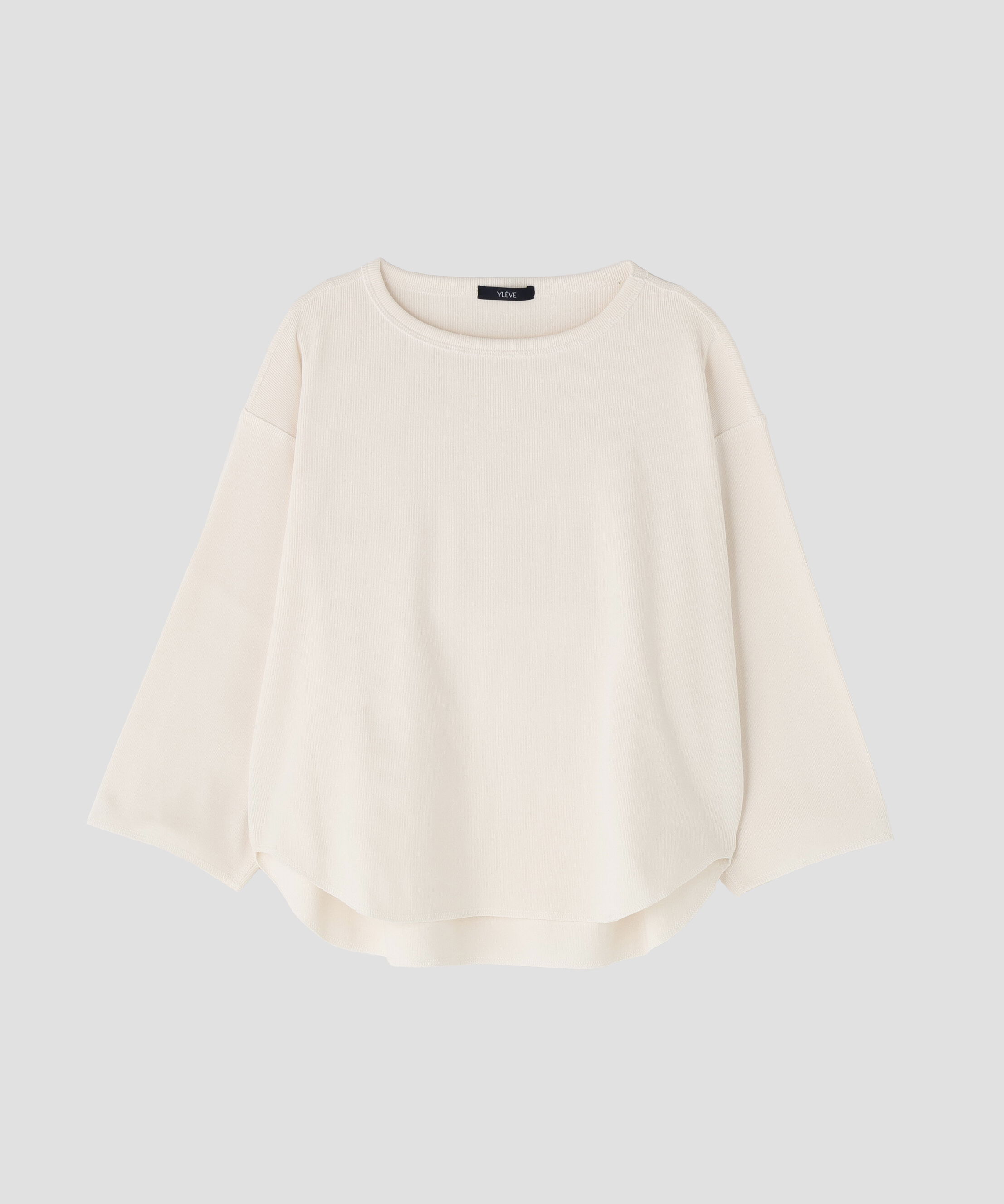 YLEVE 「YLEVE / COTTON RIB PULLOVER」|Tシャツ・カットソー|ホワイト
