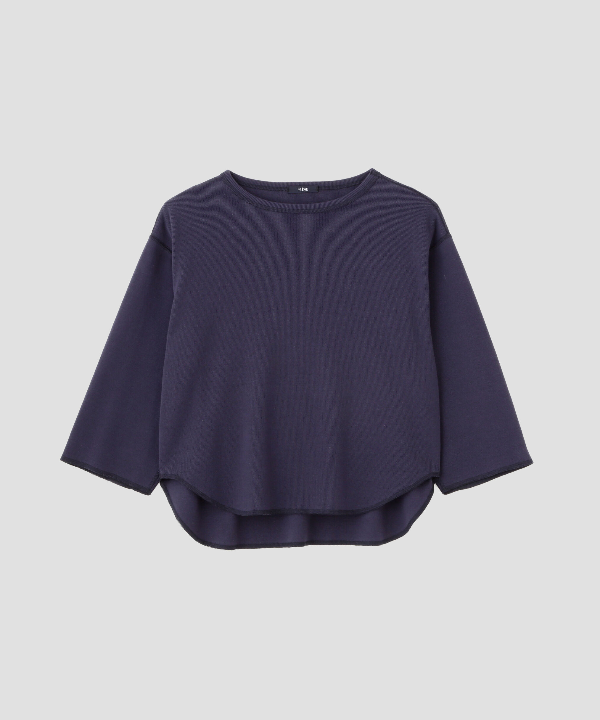 YLEVE 「YLEVE / COTTON RIB PULLOVER」|Tシャツ・カットソー|ネイビー