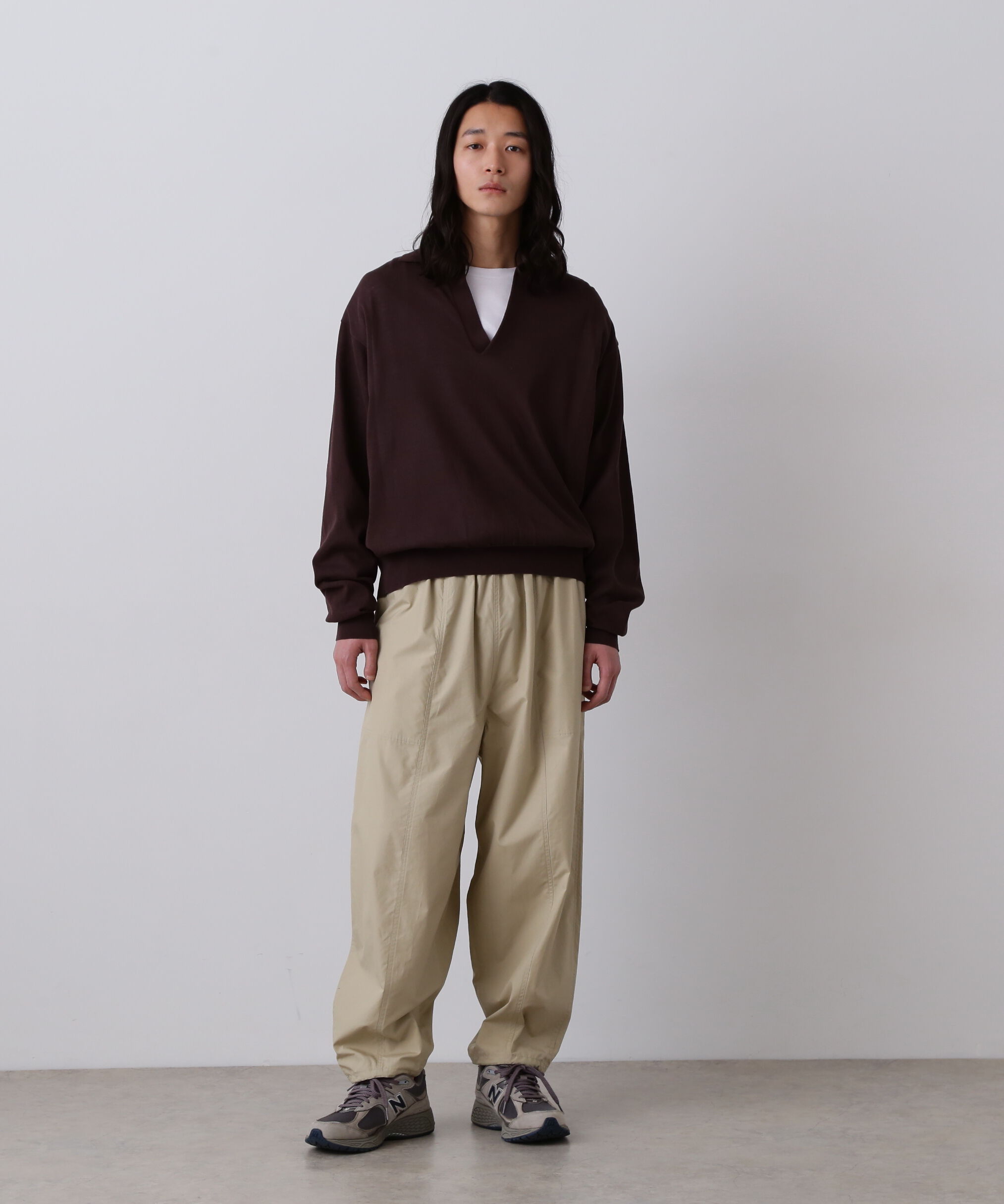 YLEVE 「YLEVE / FINX COTTON WEATHER EASY TROUSERS」|その他|カーキ