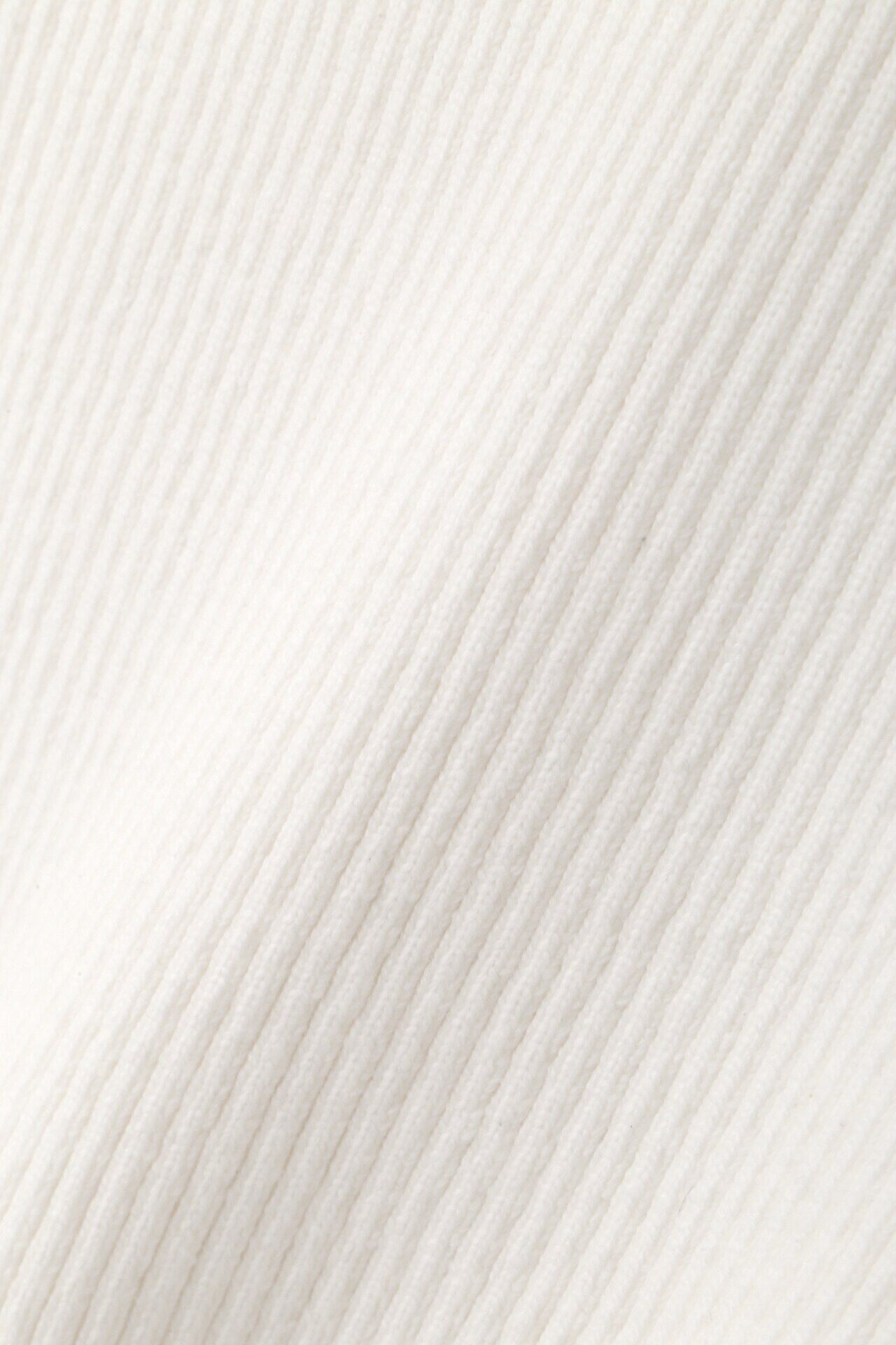  「◆【ウォッシャブル】綿ポリリブ見えクルーベスト」|ニット・セーター|