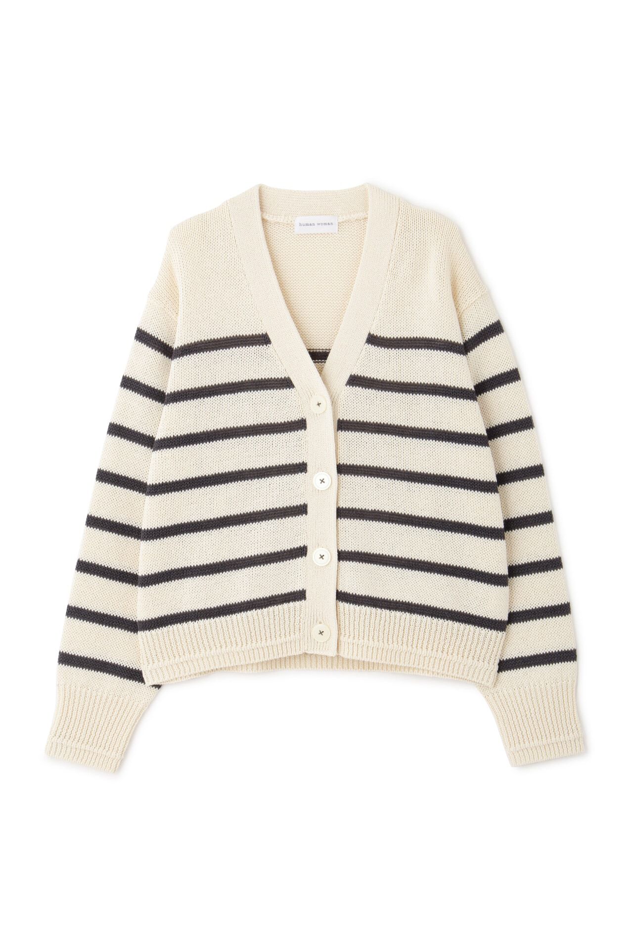  「◆ギマコットンＶネックカーディガン」|ニット・セーター|