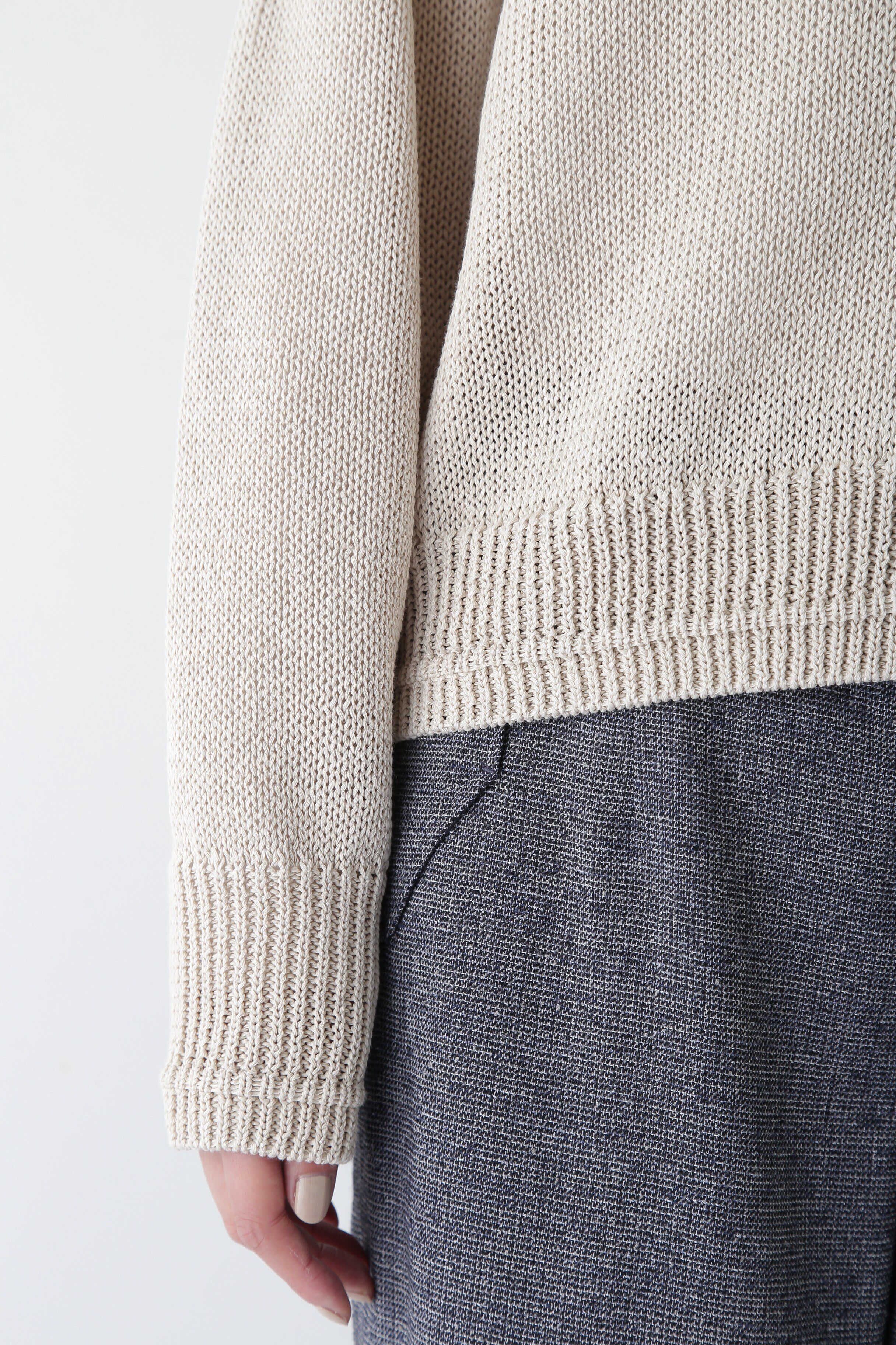  「◆ギマコットンＶネックカーディガン」|ニット・セーター|