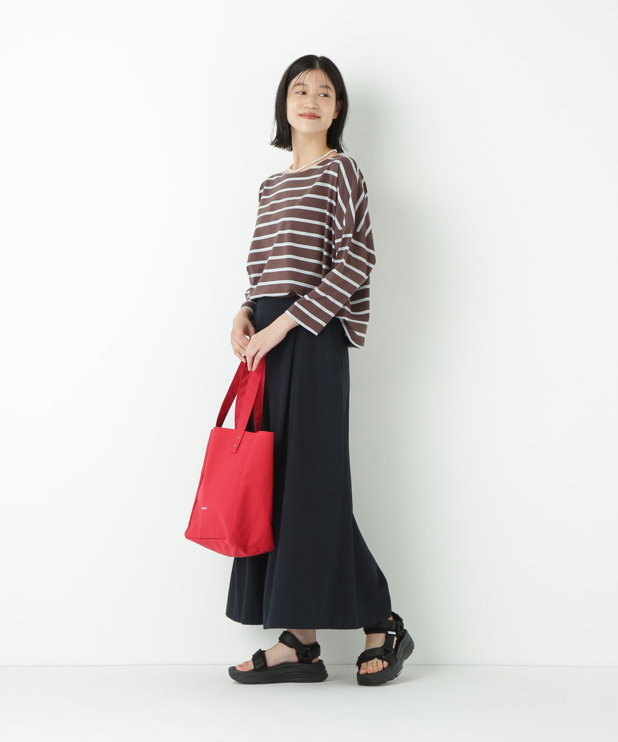  「◆７２／２サイロプレミアムハイゲージボーダー」|Tシャツ・カットソー|