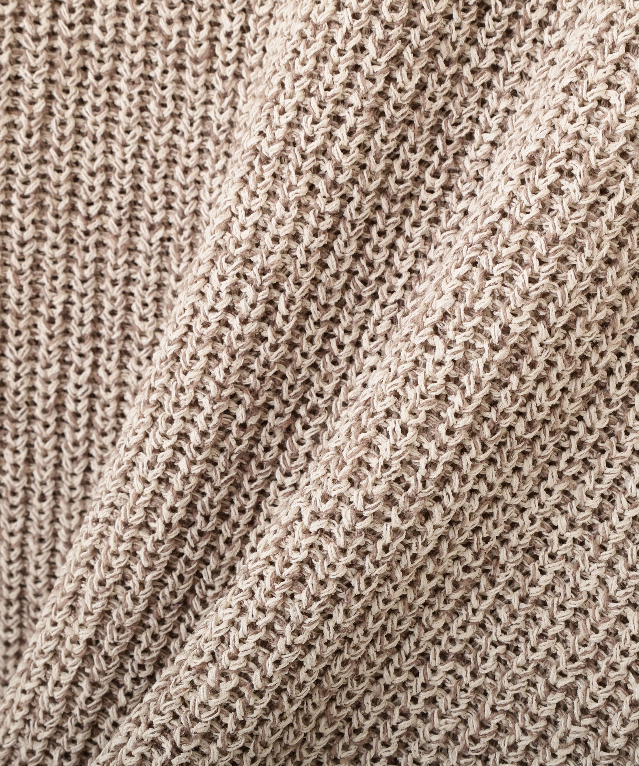  「◆ネップ入ペーパーヤーン片畦クルーネックプルオーバー」|ニット・セーター|