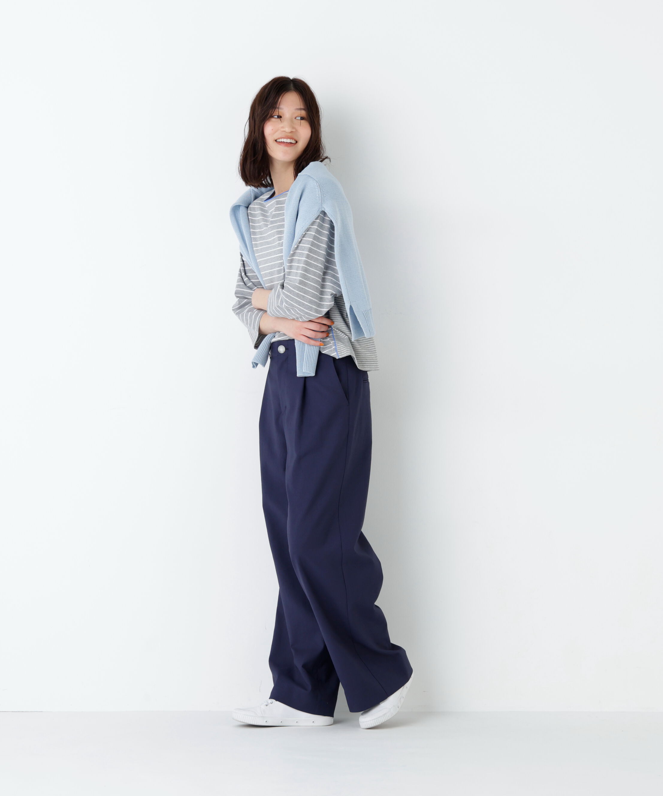  「◆ハイゲージボーダーカットソー」|Tシャツ・カットソー|