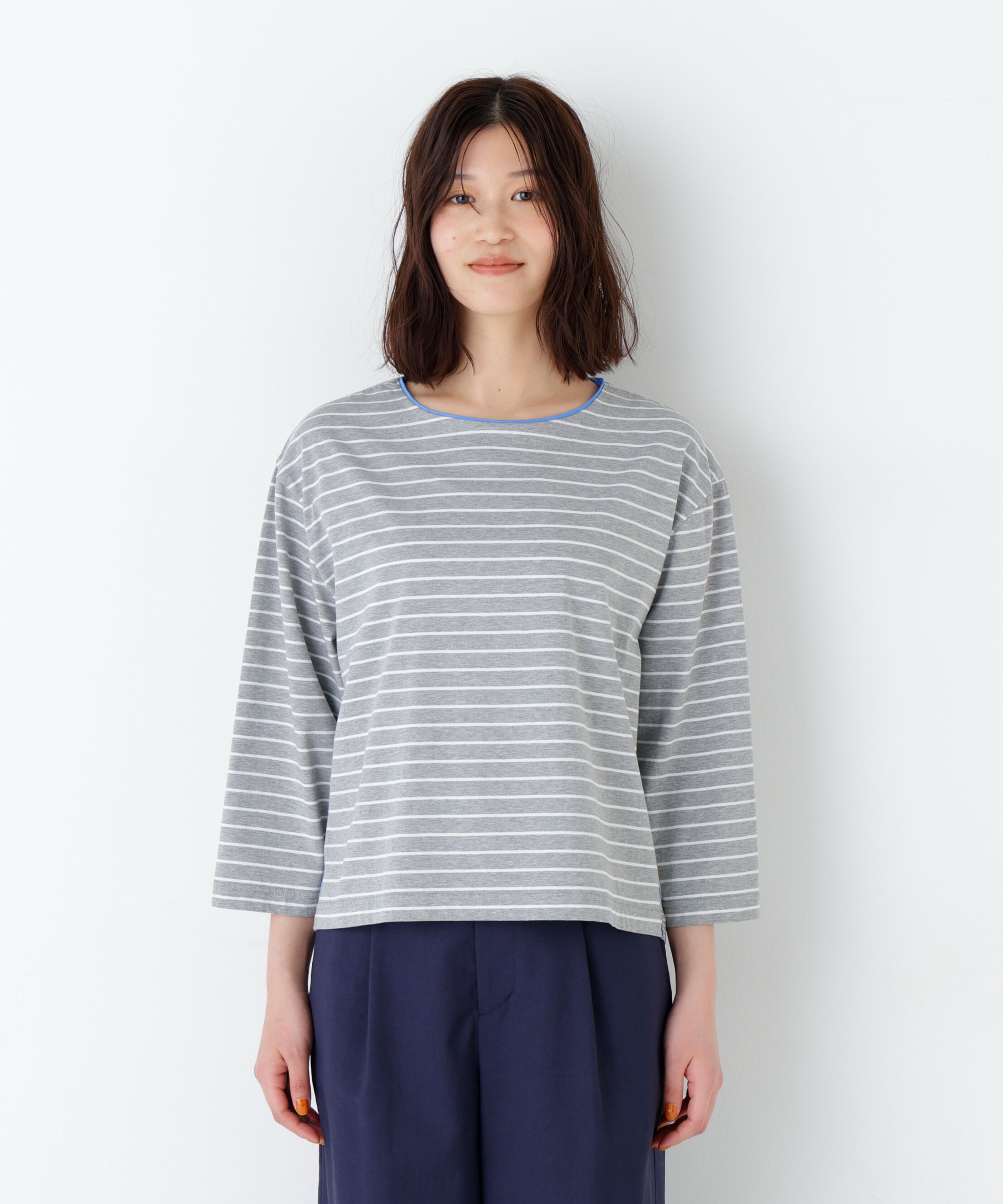  「◆ハイゲージボーダーカットソー」|Tシャツ・カットソー|