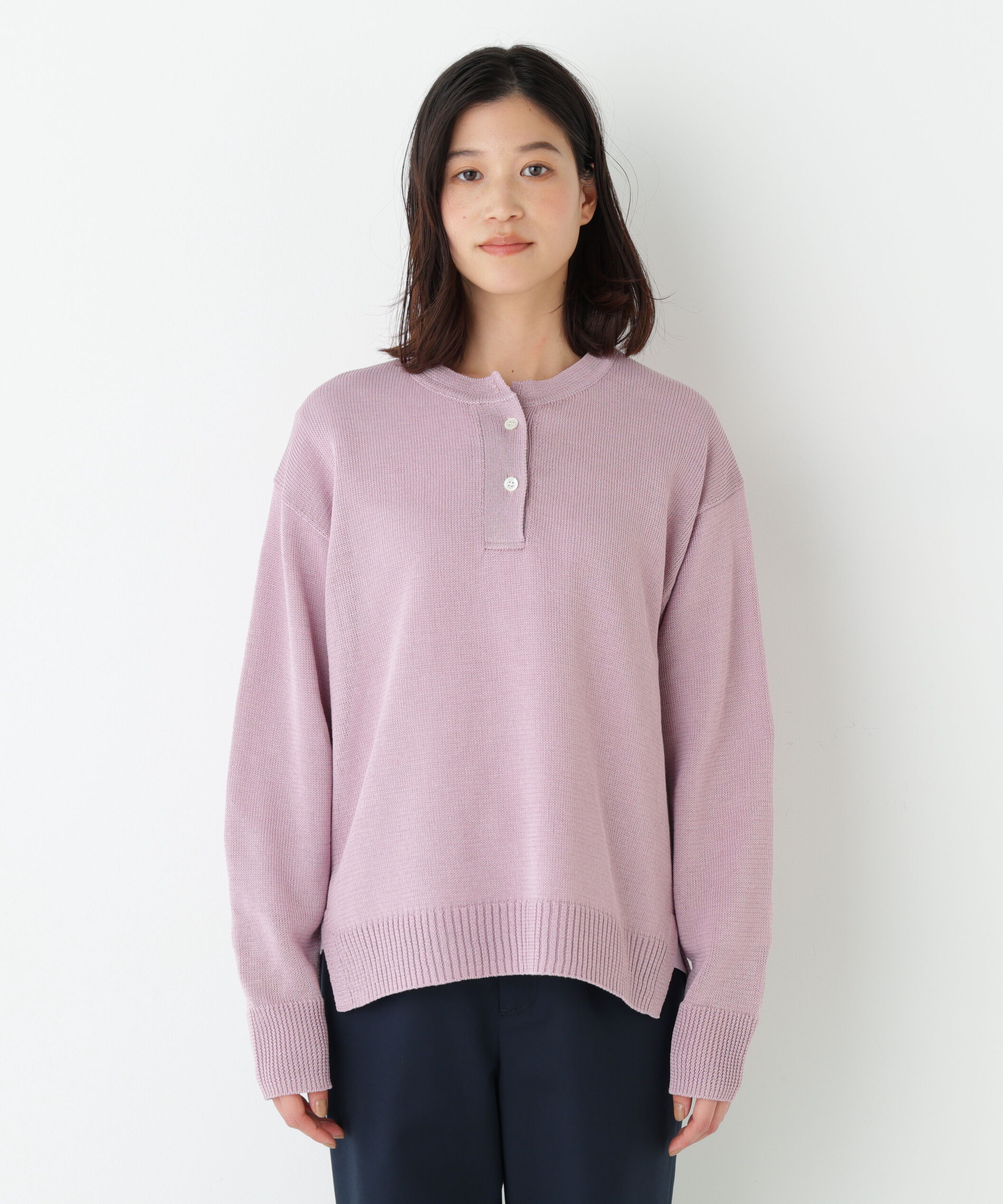  「◆≪ウォッシャブル≫ミドルゲージギマスキッパープルオーバー」|ニット・セーター|