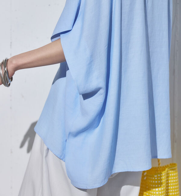 Doux archives「ウォッシャブルリネンライクスキッパープルオーバー」|シャツ・ブラウス|