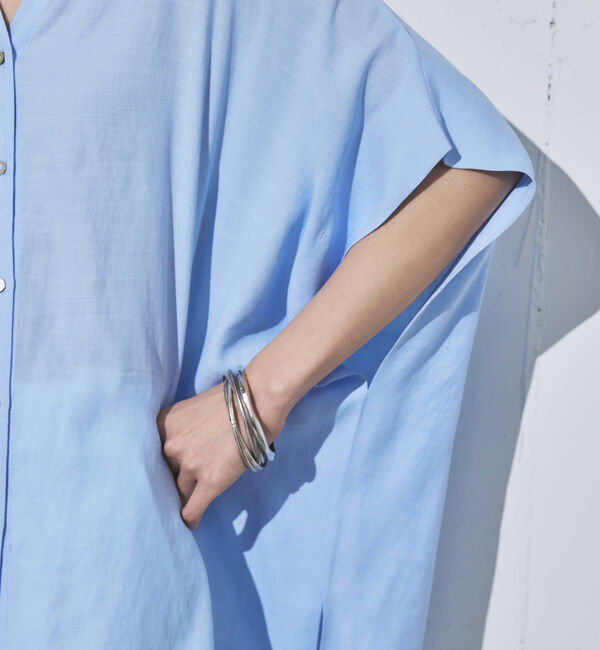 Doux archives「ウォッシャブルリネンライクスキッパープルオーバー」|シャツ・ブラウス|