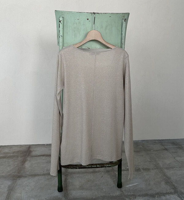 Doux archives「ラメスクエアネックロンＴｅｅ」|Tシャツ・カットソー|