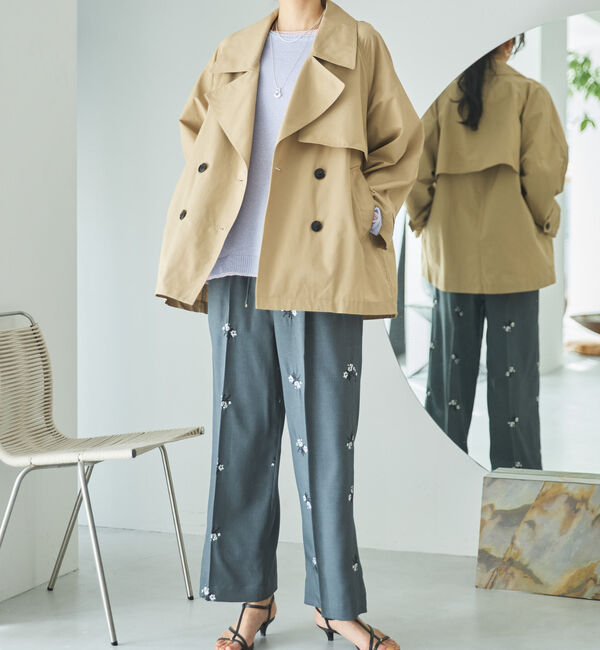 Doux archives「ミドルトレンチコート」|トレンチコート|