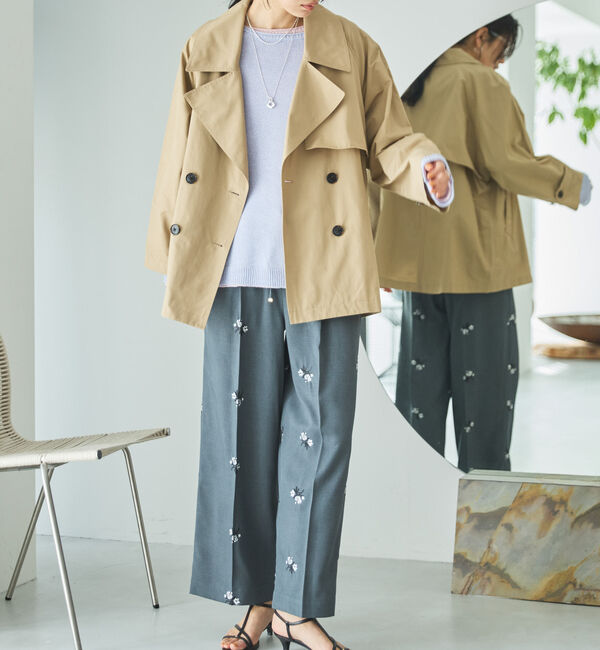 Doux archives「ミドルトレンチコート」|トレンチコート|