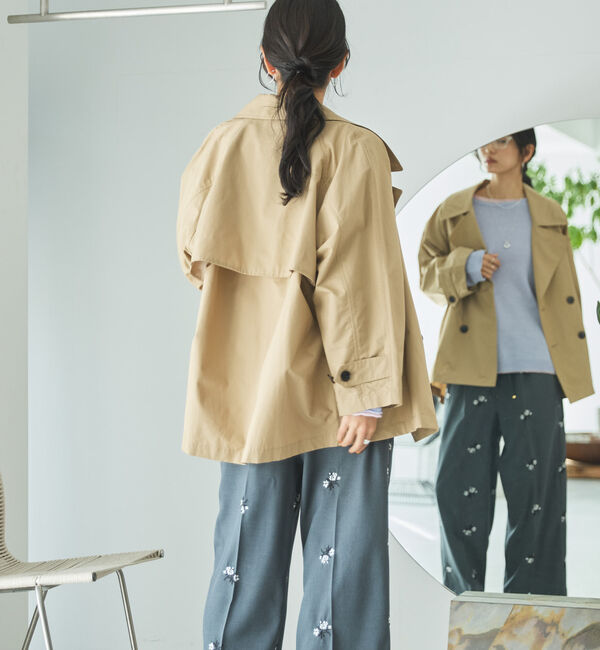 Doux archives「ミドルトレンチコート」|トレンチコート|