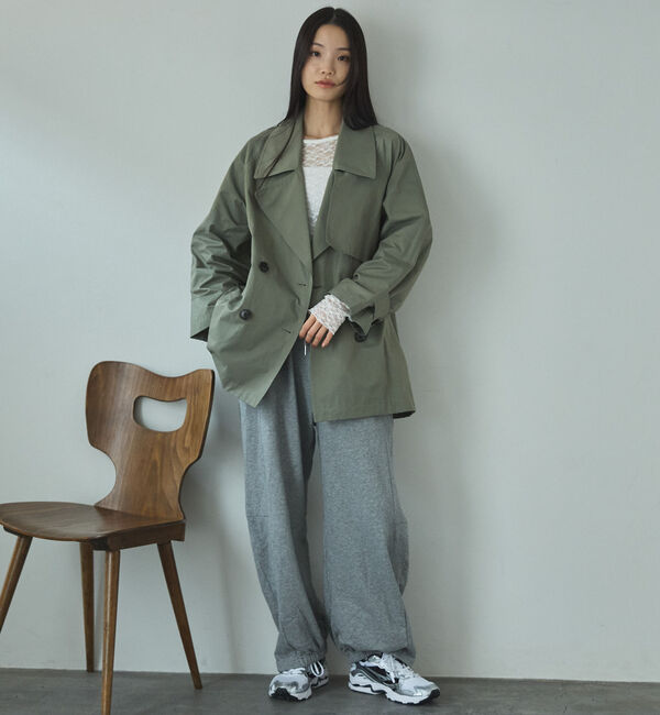 Doux archives「ミドルトレンチコート」|トレンチコート|