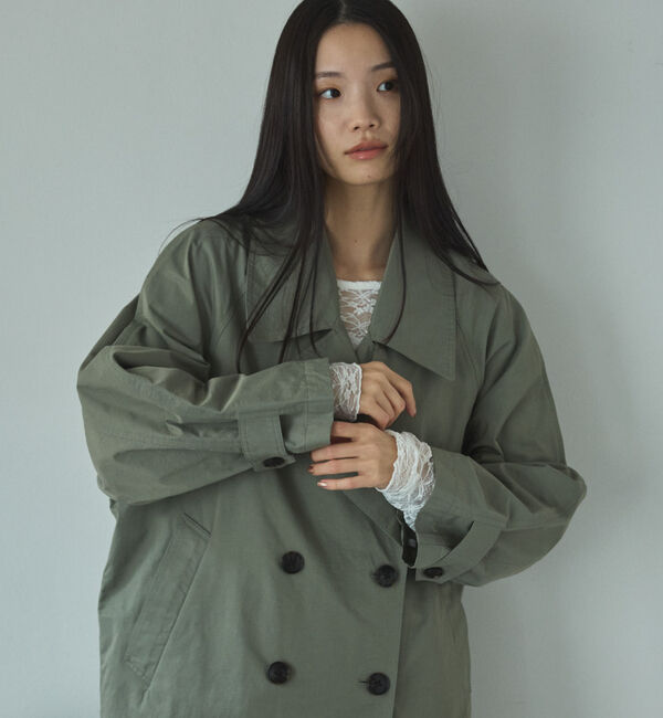 Doux archives「ミドルトレンチコート」|トレンチコート|