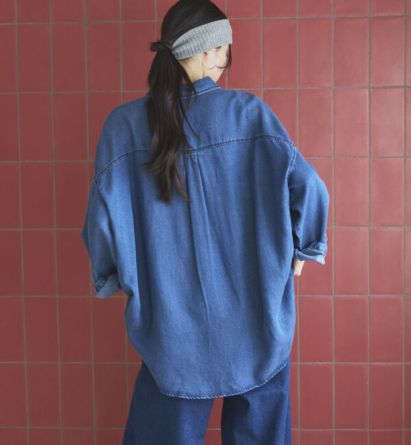 Doux archives「ソフトデニム２ＷＡＹシャツ／」|シャツ・ブラウス|