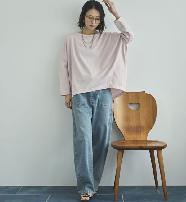 Doux archives「ＵＶ加工・吸水速乾ドルマン長袖プルオーバー」|Tシャツ・カットソー|