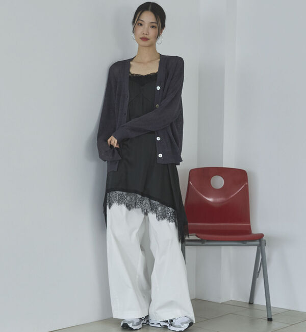 Doux archives「ペーパーヤーンカシュクールカーディガン」|カーディガン|